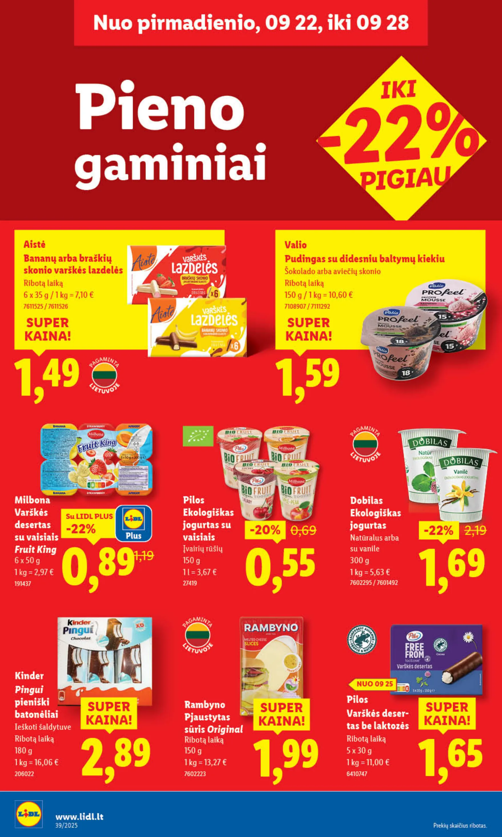 Lidl Leidinys MAISTO PREKIŲ PASIŪLYMAI – p.28