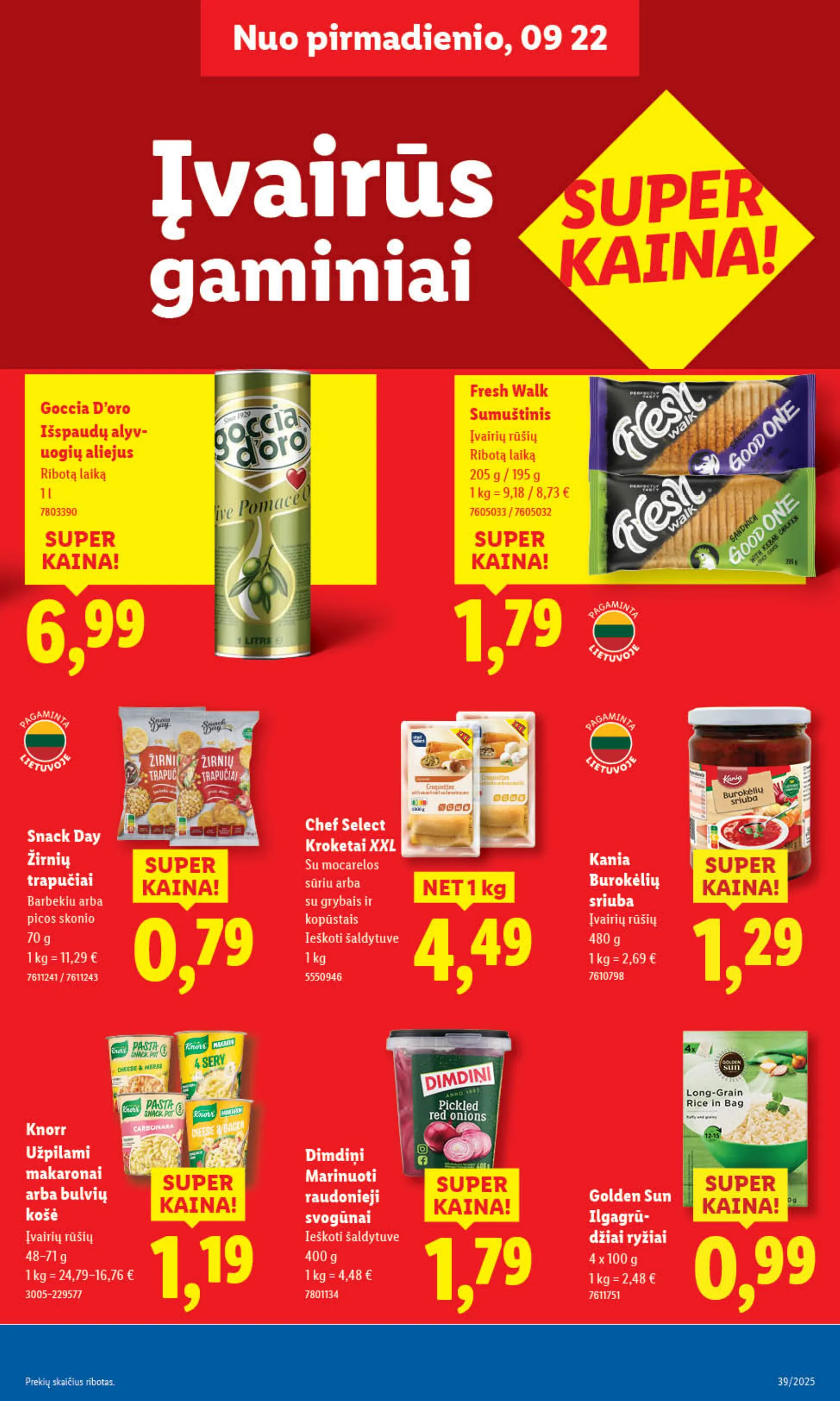 Lidl Leidinys MAISTO PREKIŲ PASIŪLYMAI – p.31
