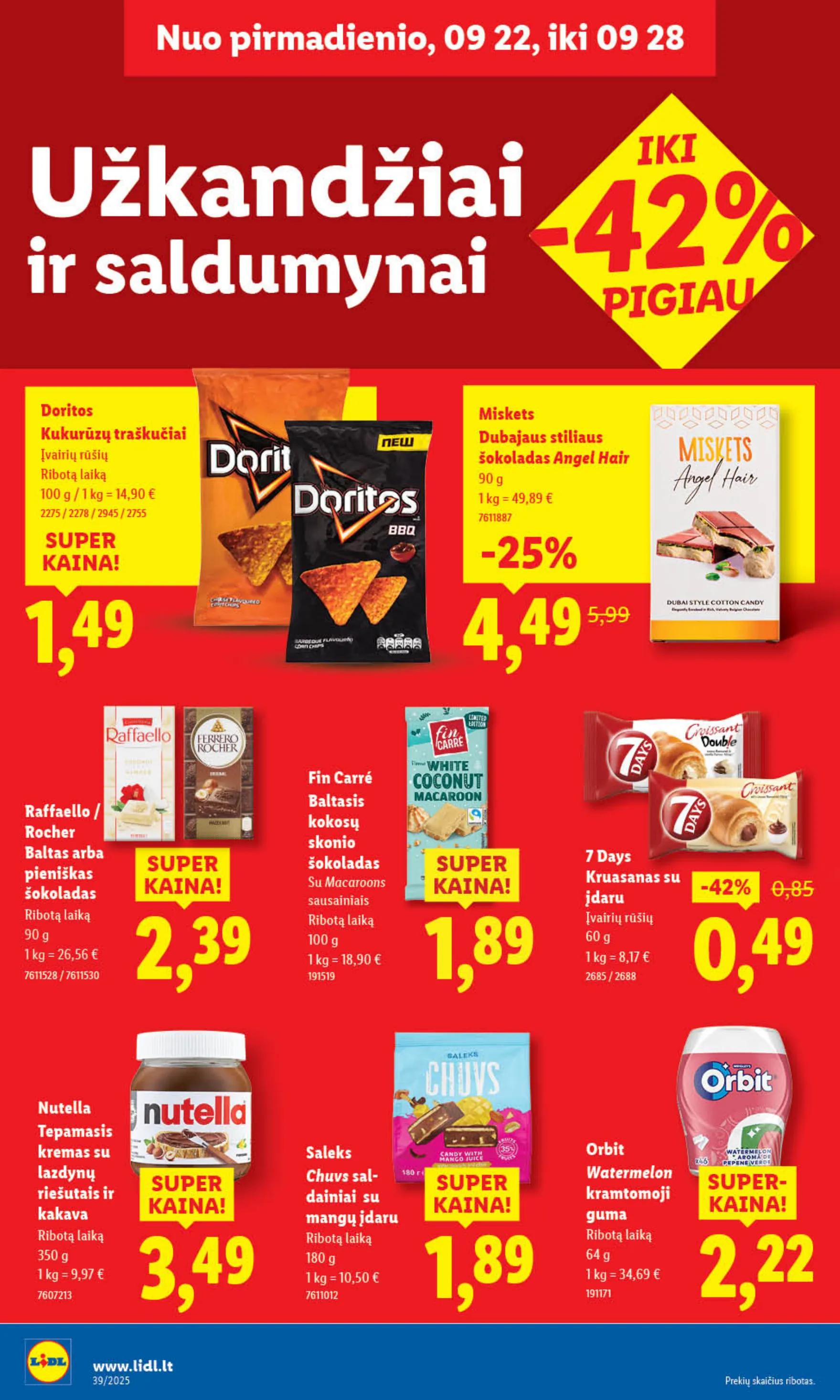 Lidl Leidinys MAISTO PREKIŲ PASIŪLYMAI – p.32