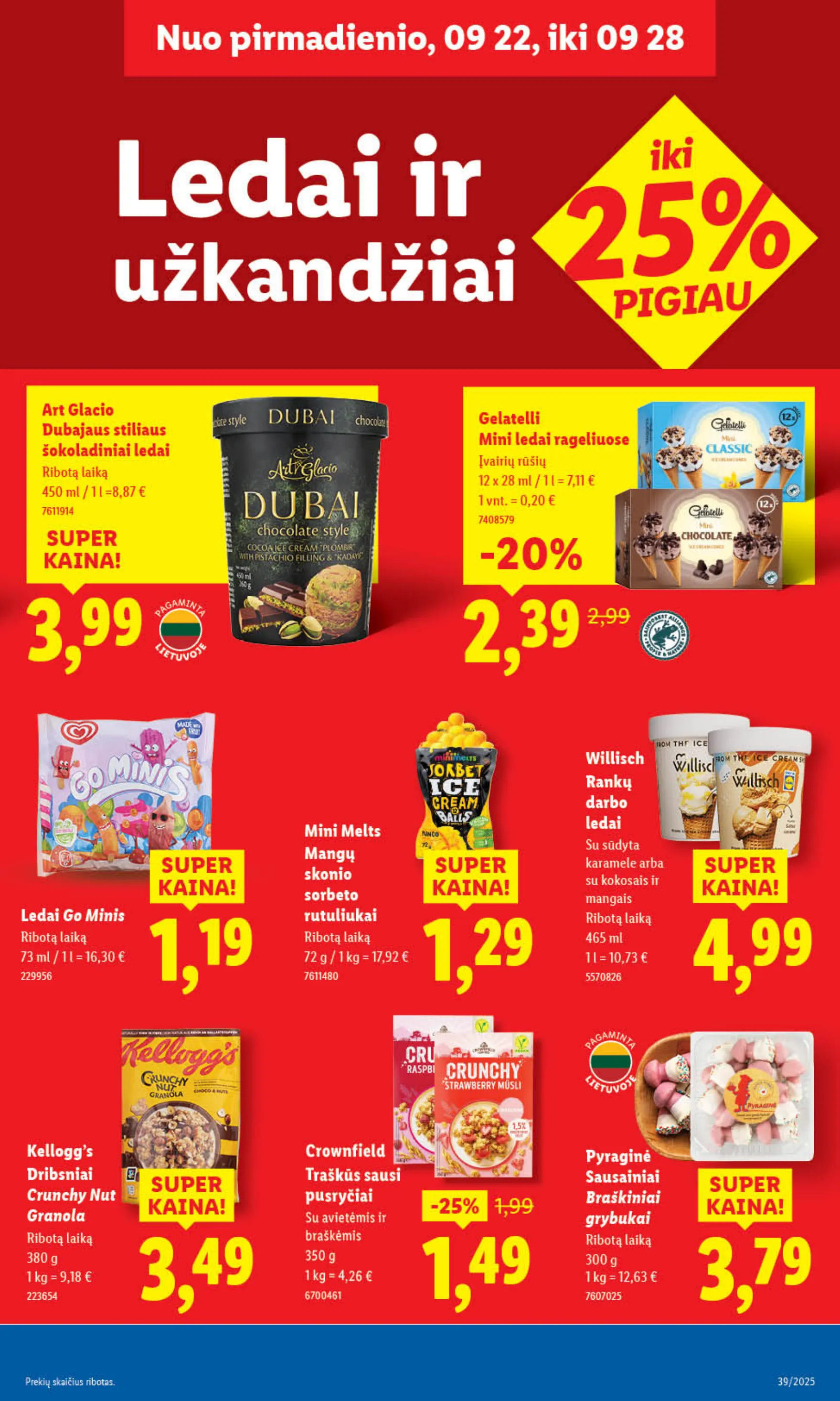 Lidl Leidinys MAISTO PREKIŲ PASIŪLYMAI – p.33