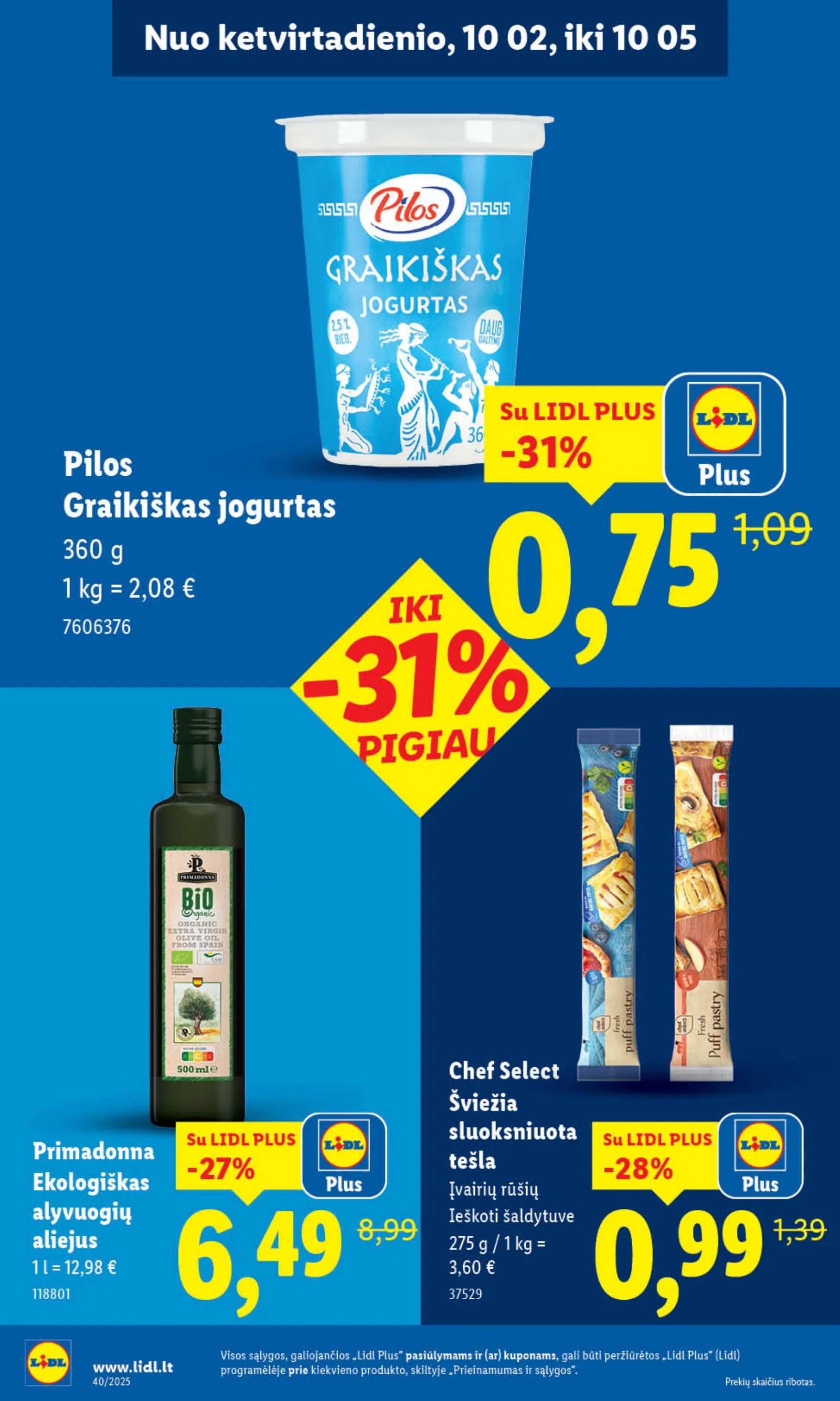 Lidl Leidinys MAISTO PREKIŲ PASIŪLYMAI – p.50