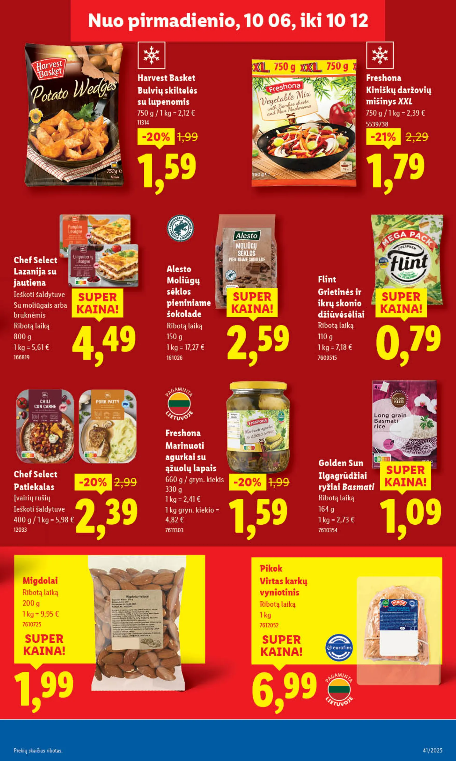 Lidl Leidinys MAISTO PREKIŲ PASIŪLYMAI – p.55