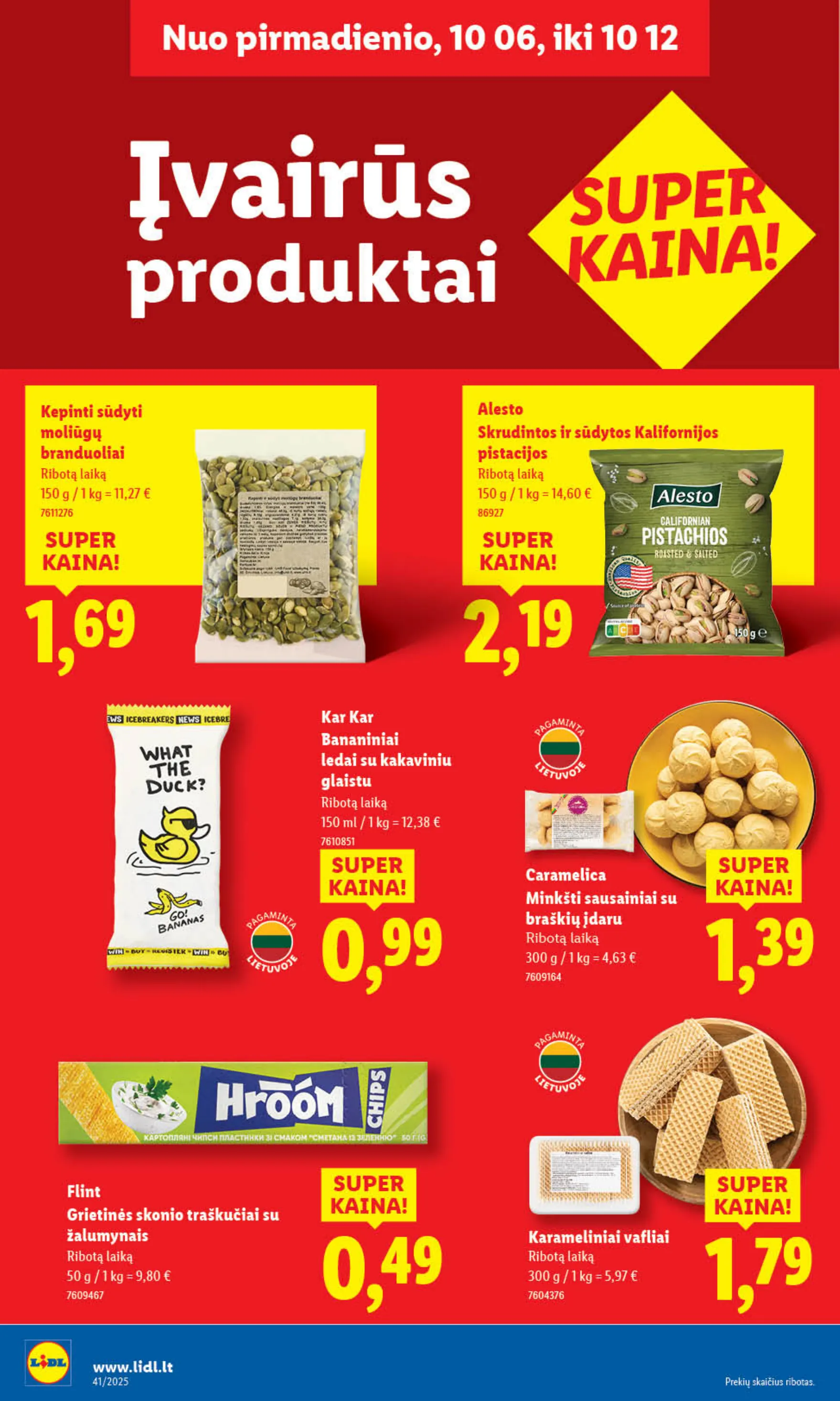 Lidl Leidinys MAISTO PREKIŲ PASIŪLYMAI – p.56