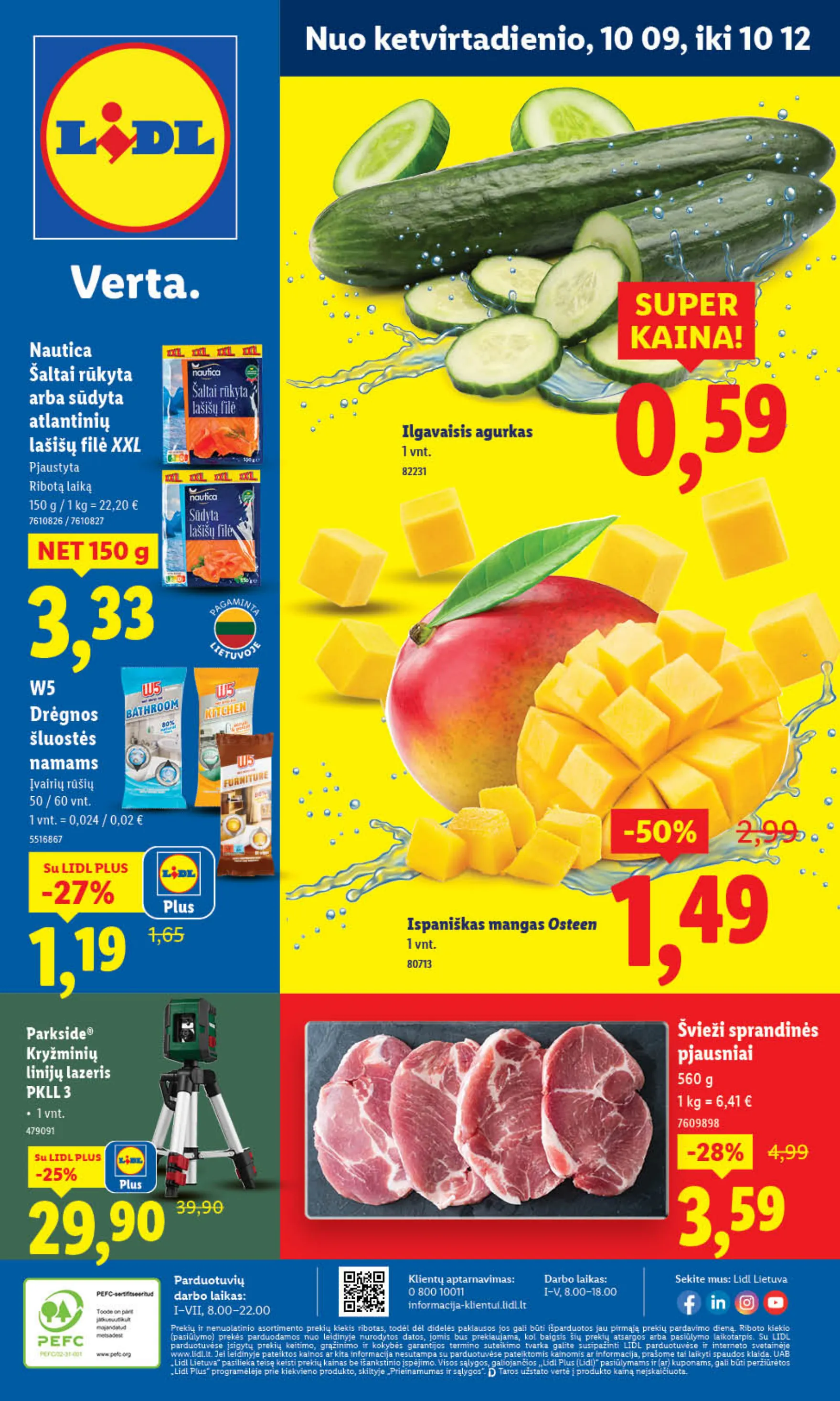 Lidl Leidinys MAISTO PREKIŲ PASIŪLYMAI – p.64