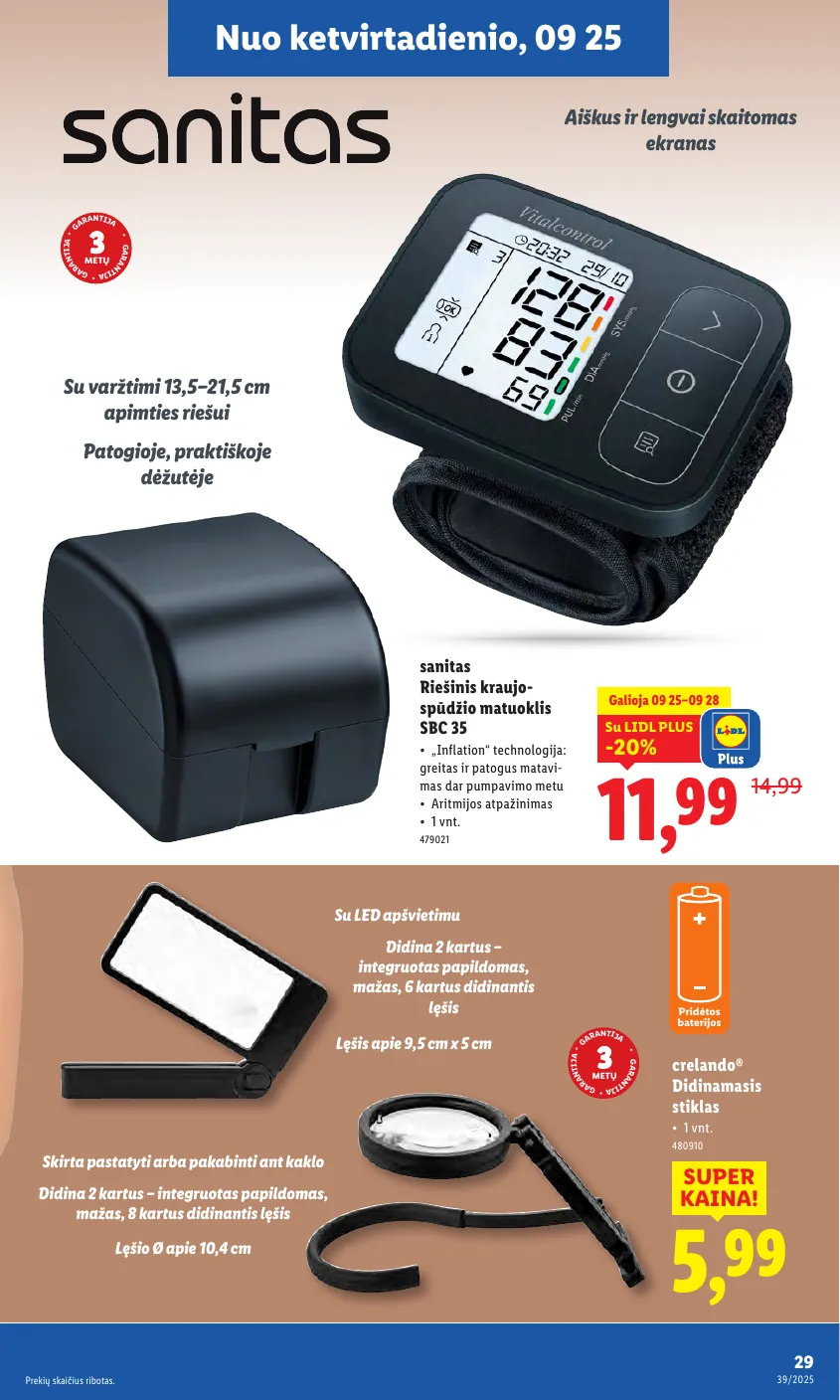 Lidl Leidinys NE MAISTO PREKIŲ PASIŪLYMAI – p.29