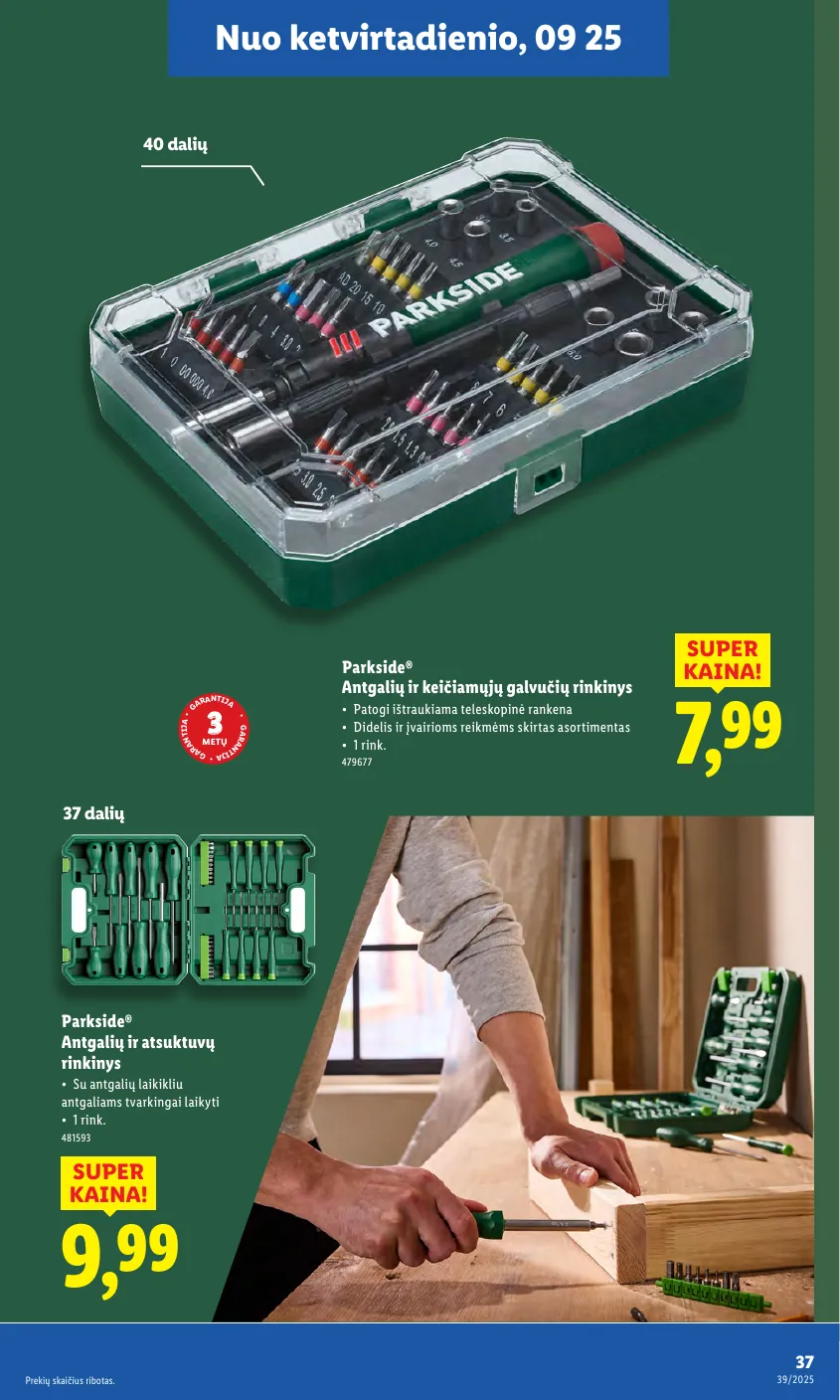 Lidl Leidinys NE MAISTO PREKIŲ PASIŪLYMAI – p.37