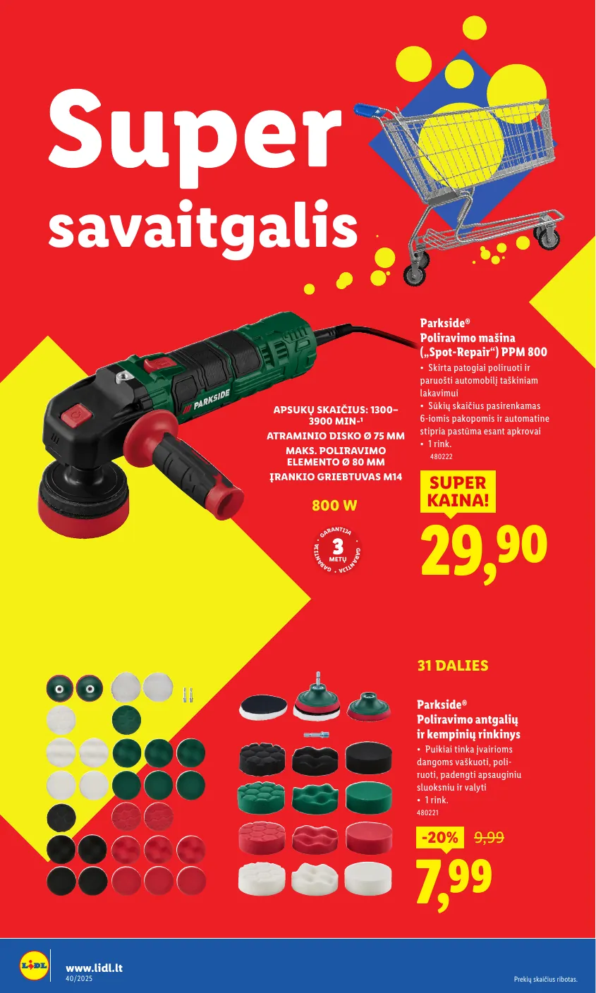 Lidl Leidinys NE MAISTO PREKIŲ PASIŪLYMAI – p.44