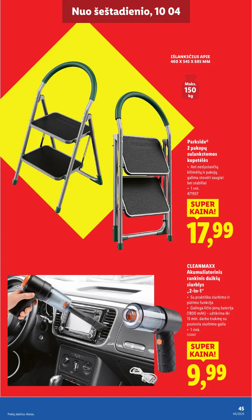 Lidl Leidinys NE MAISTO PREKIŲ PASIŪLYMAI – p.45