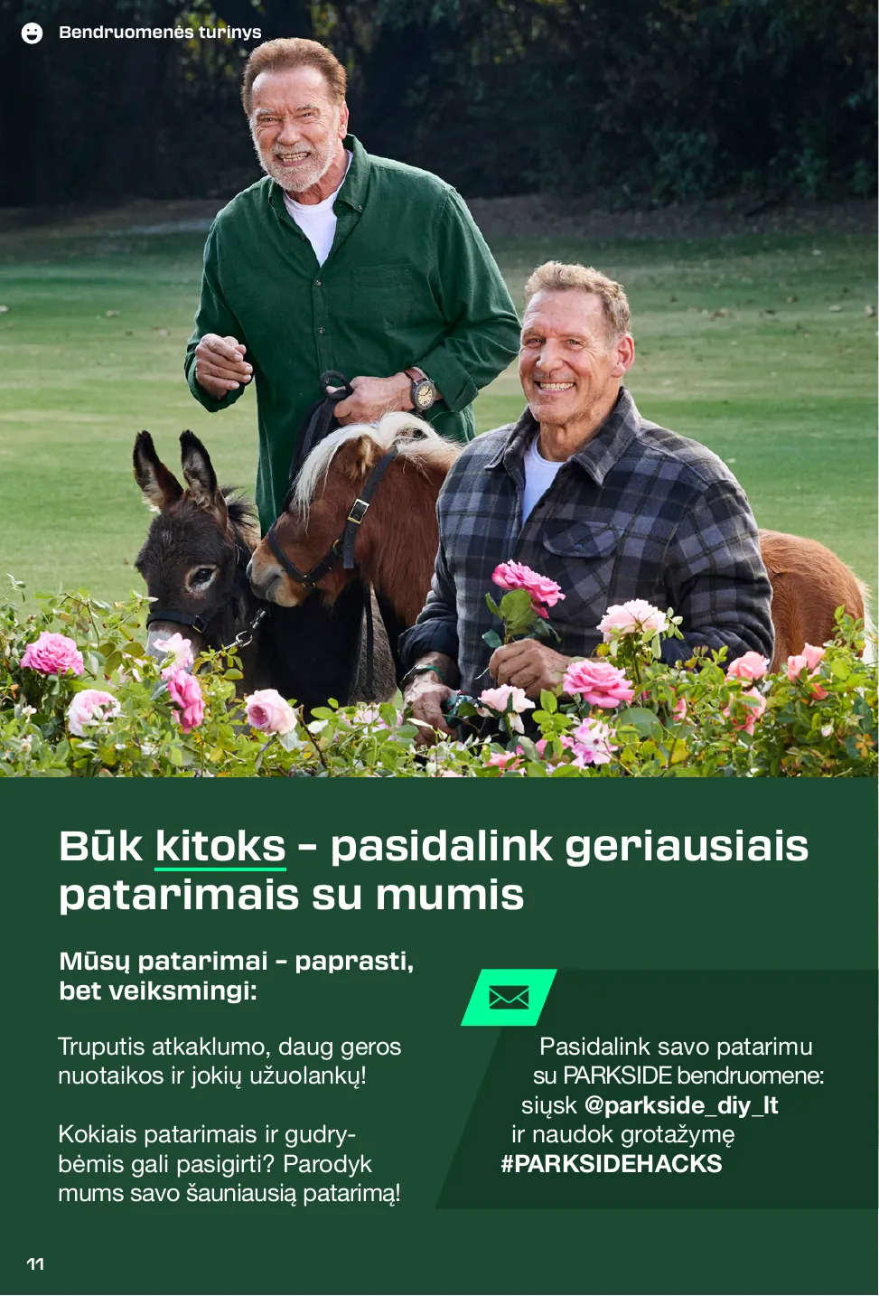 Lidl Leidinys PARKSIDE® 2025 M. RUDUO PASIDARYK PATS projektų žurnalas – p.11