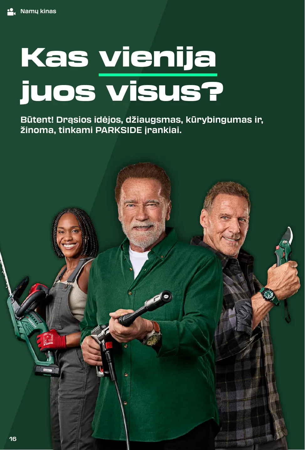 Lidl Leidinys PARKSIDE® 2025 M. RUDUO PASIDARYK PATS projektų žurnalas – p.16