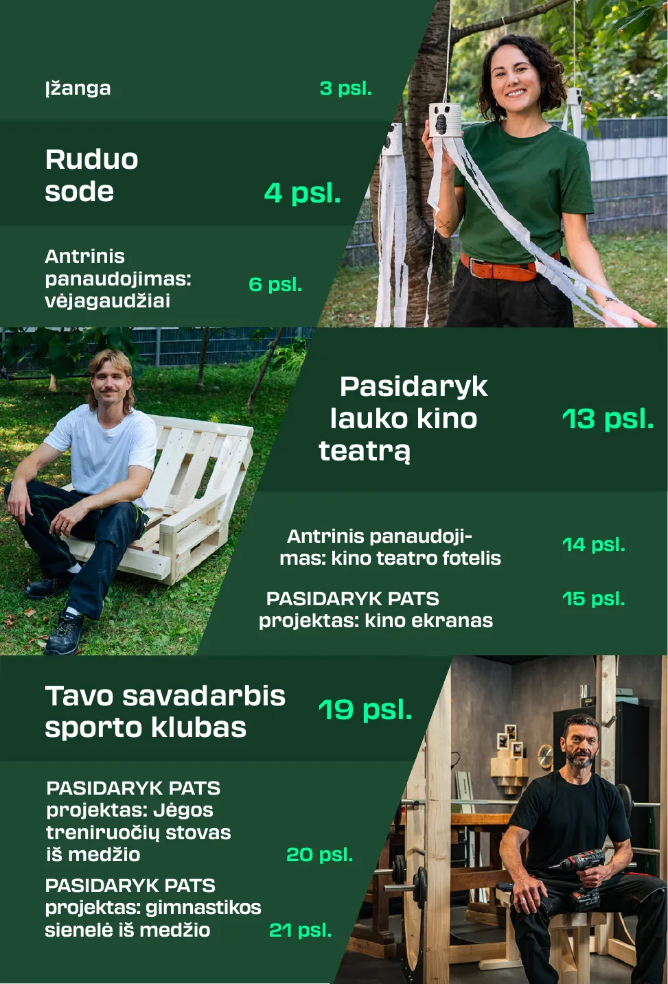 Lidl Leidinys PARKSIDE® 2025 M. RUDUO PASIDARYK PATS projektų žurnalas – p.2
