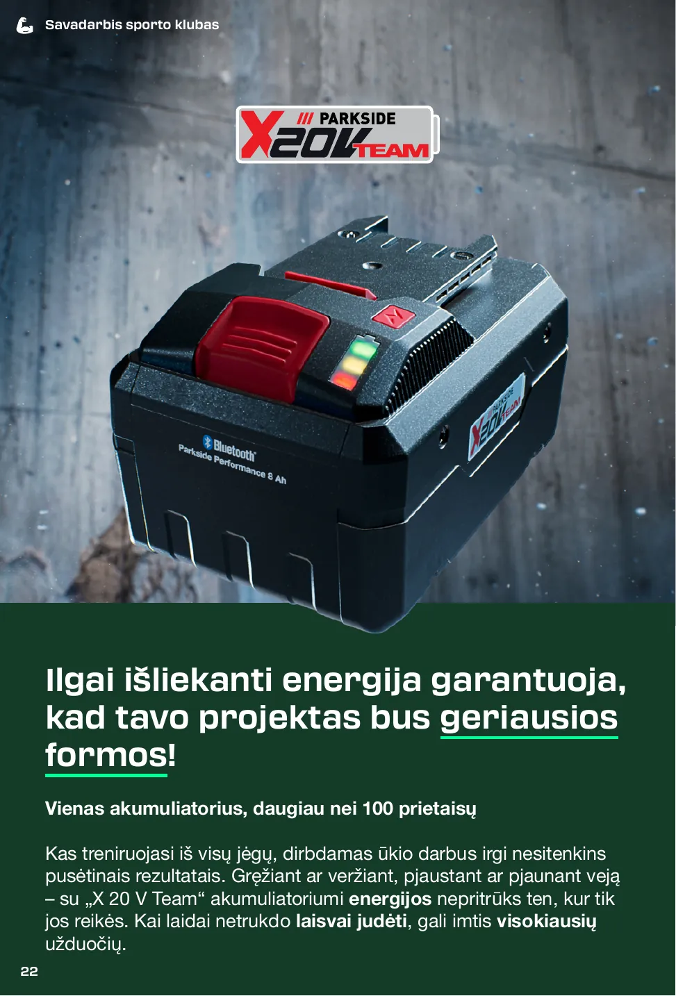 Lidl Leidinys PARKSIDE® 2025 M. RUDUO PASIDARYK PATS projektų žurnalas – p.22