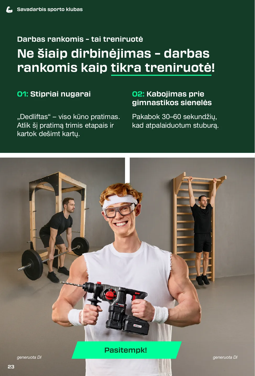 Lidl Leidinys PARKSIDE® 2025 M. RUDUO PASIDARYK PATS projektų žurnalas – p.23