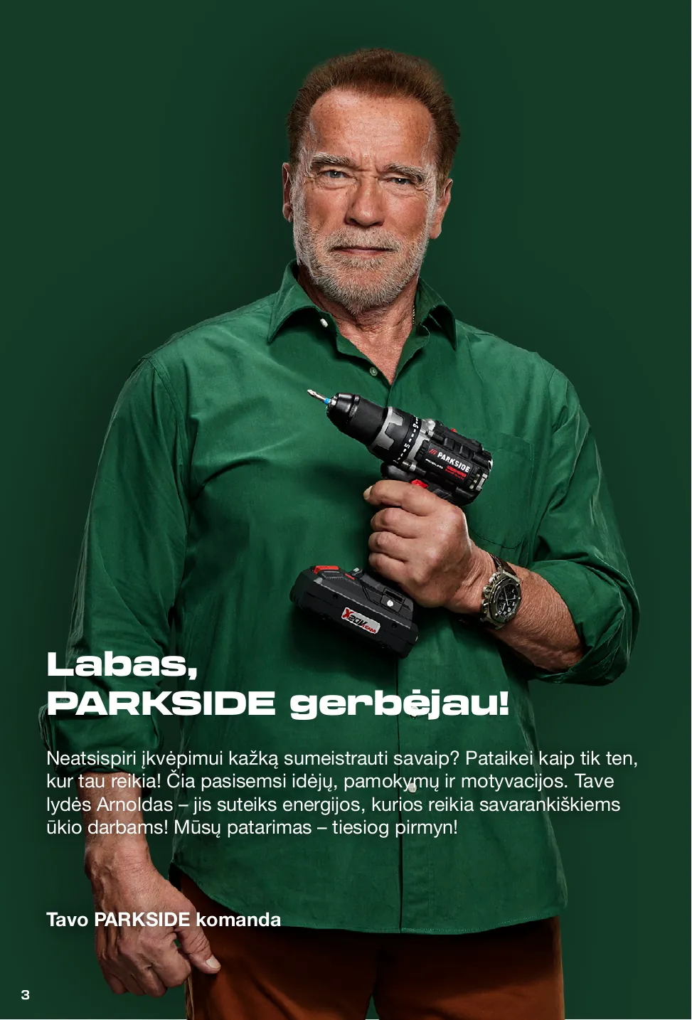 Lidl Leidinys PARKSIDE® 2025 M. RUDUO PASIDARYK PATS projektų žurnalas – p.3