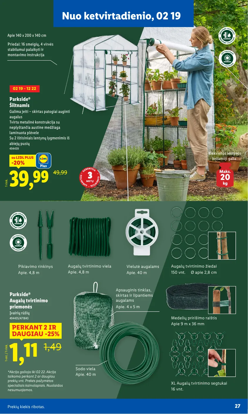 Lidl Leidinys Sodui valio! Nuo pirmadienio, 02 16 – p.15