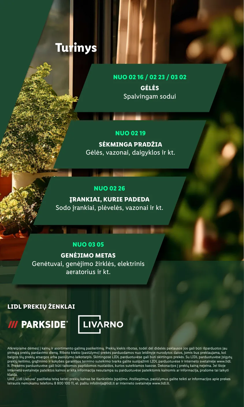Lidl Leidinys Sodui valio! Nuo pirmadienio, 02 16 – p.3