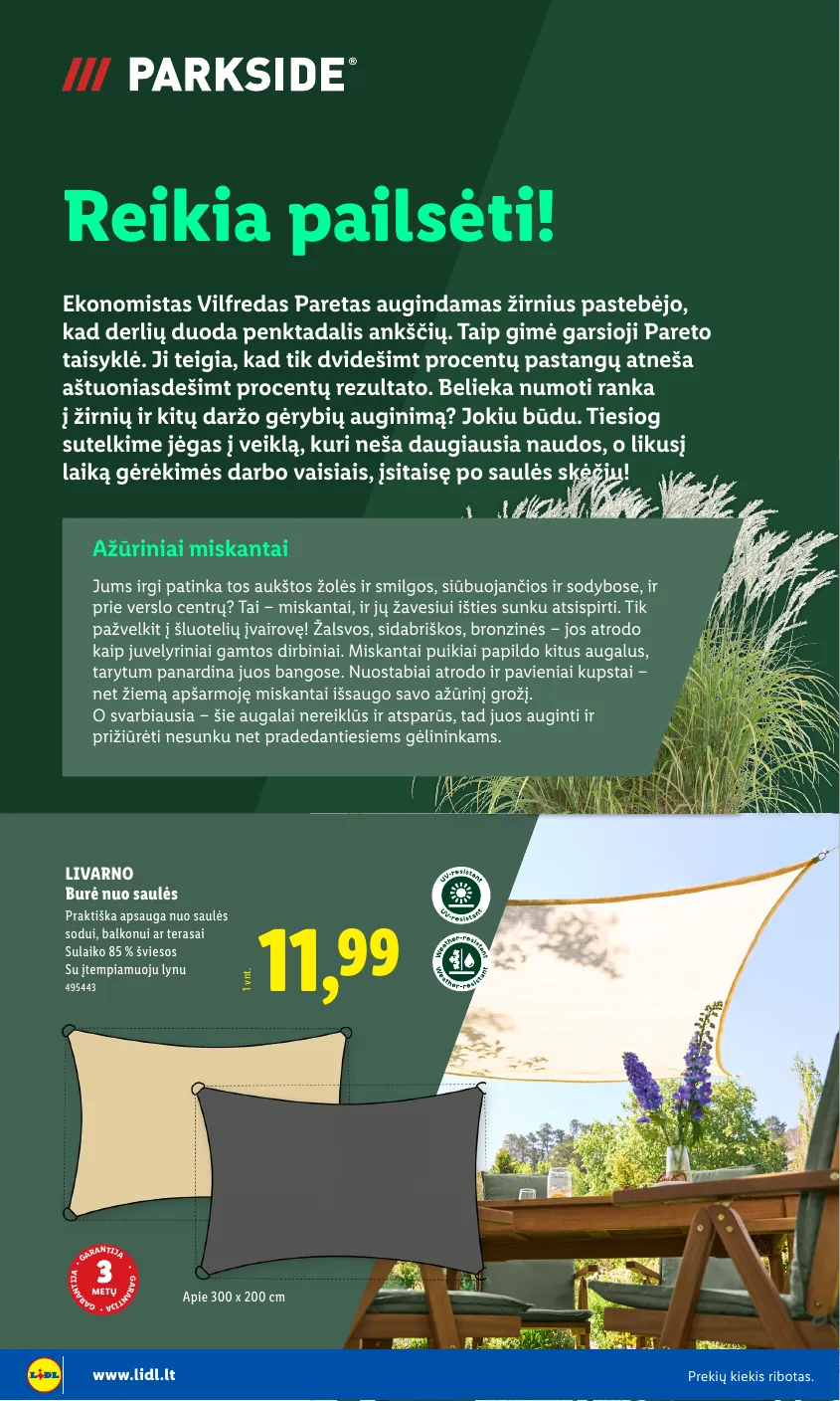 Lidl Leidinys Sodui valio! Nuo pirmadienio, 03 30 – p.10