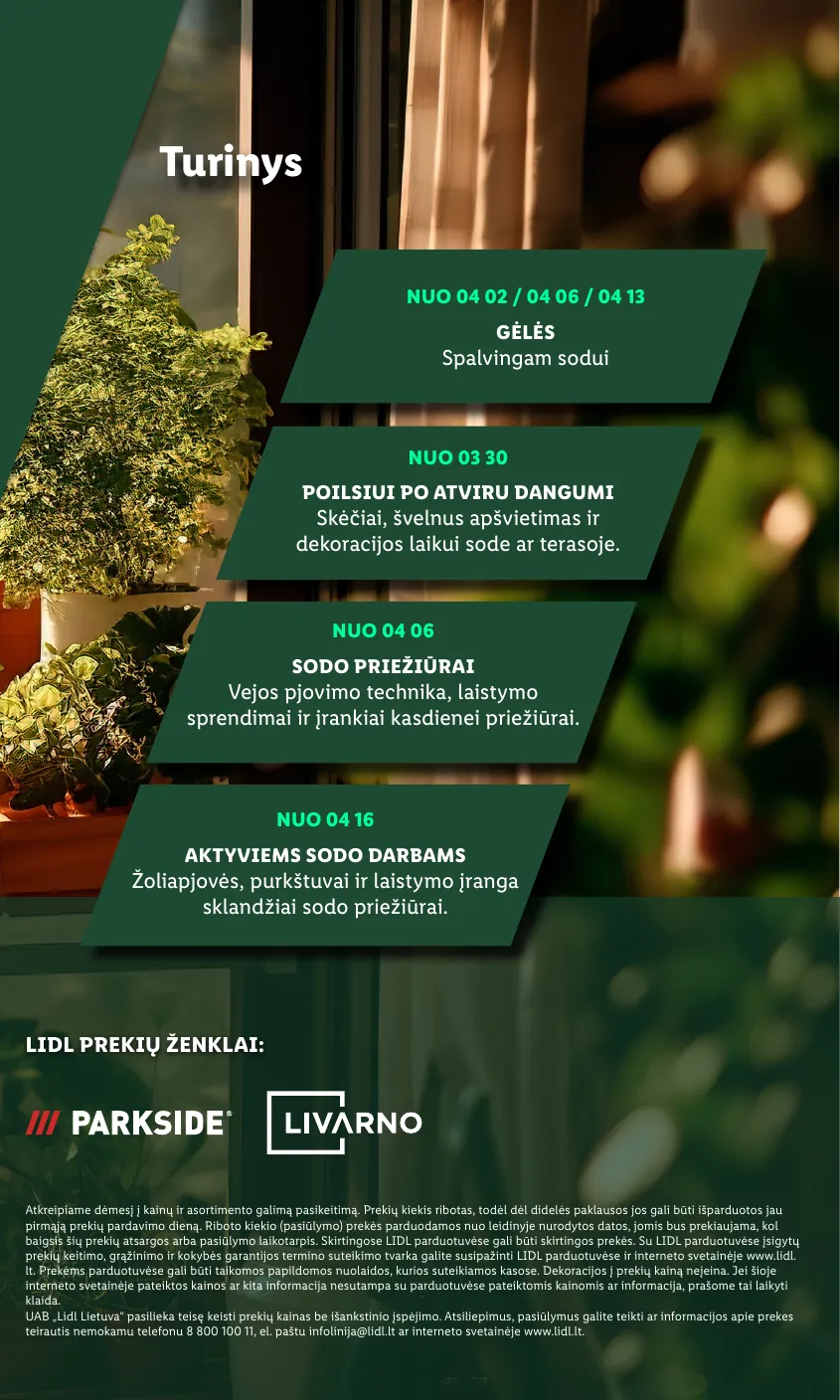Lidl Leidinys Sodui valio! Nuo pirmadienio, 03 30 – p.3