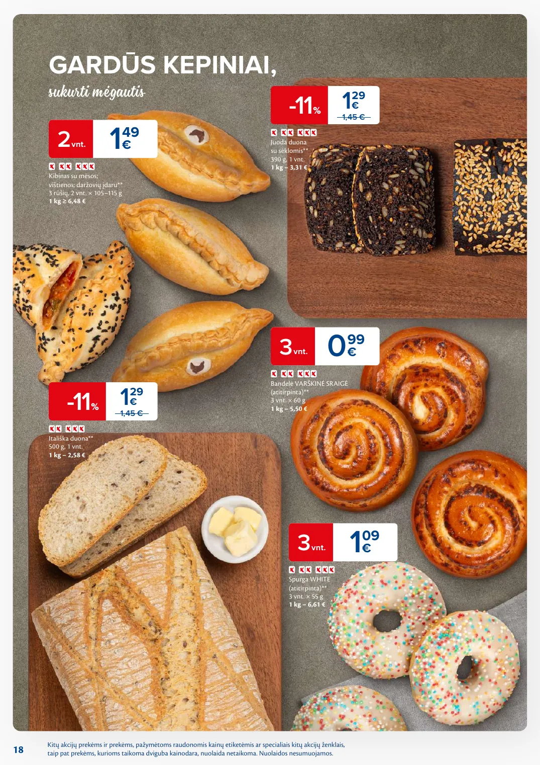 MAXIMA kaininis leidinys Nr. 38 – p.18
