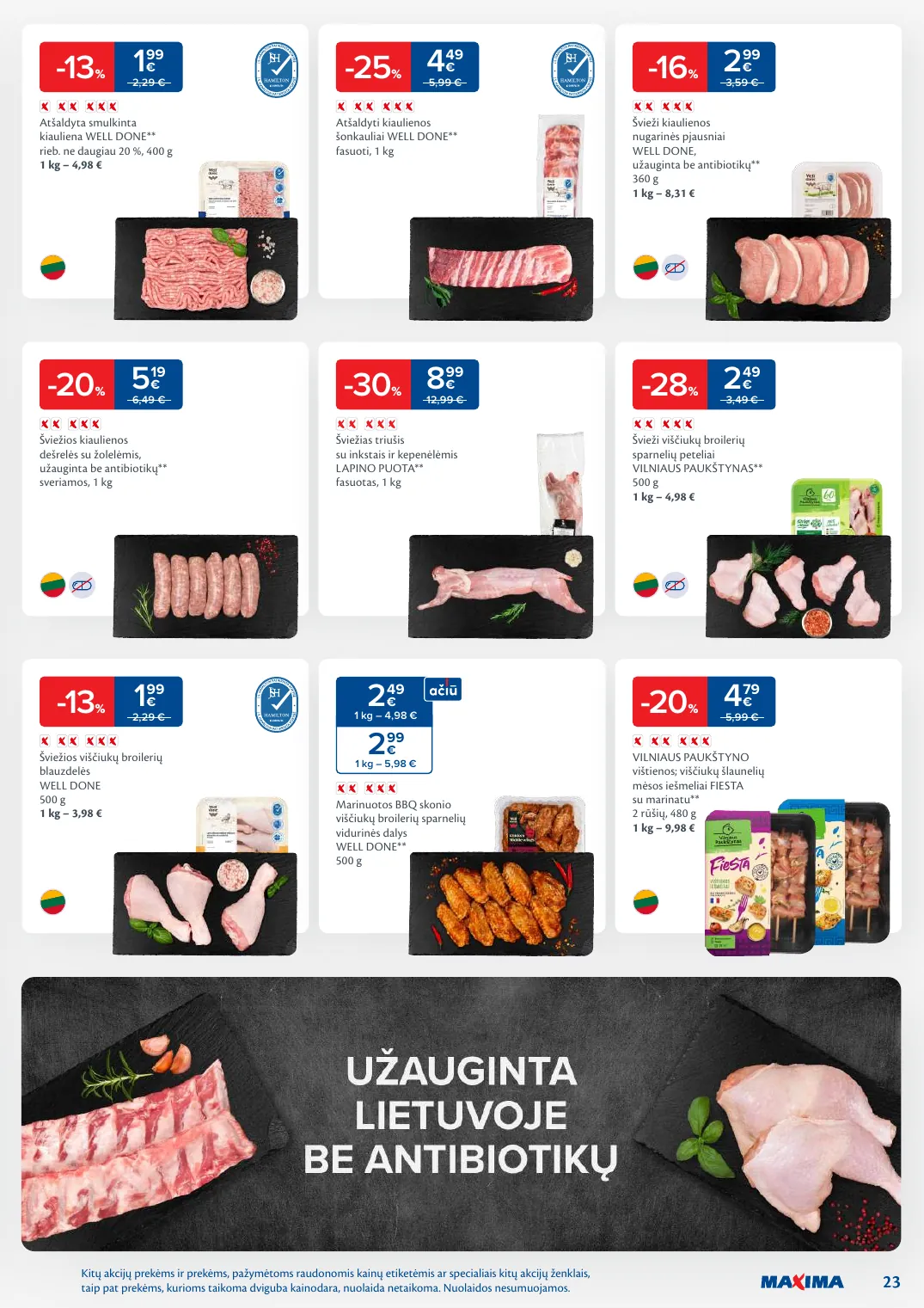 MAXIMA kaininis leidinys Nr. 38 – p.23