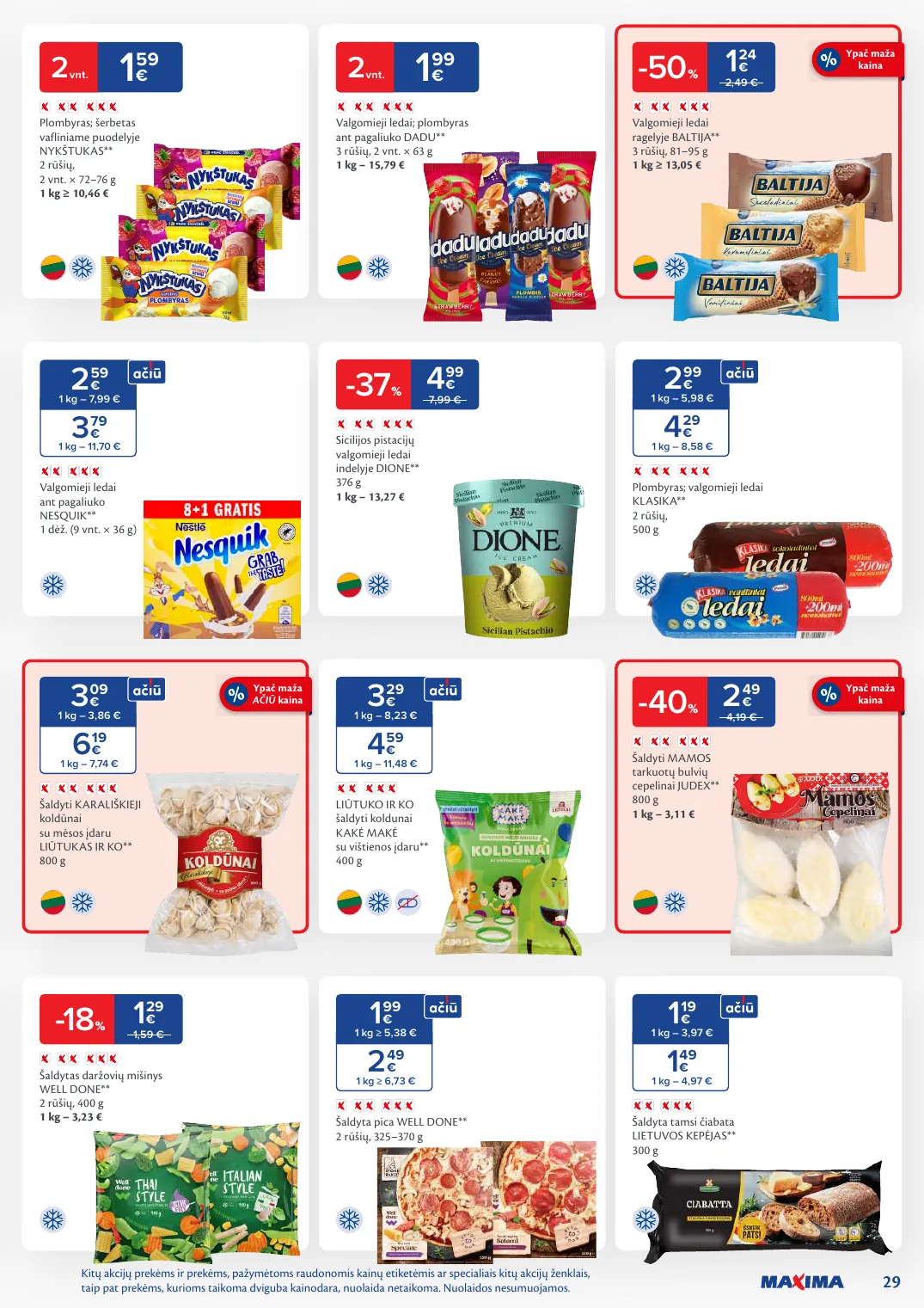 MAXIMA kaininis leidinys Nr. 38 – p.29
