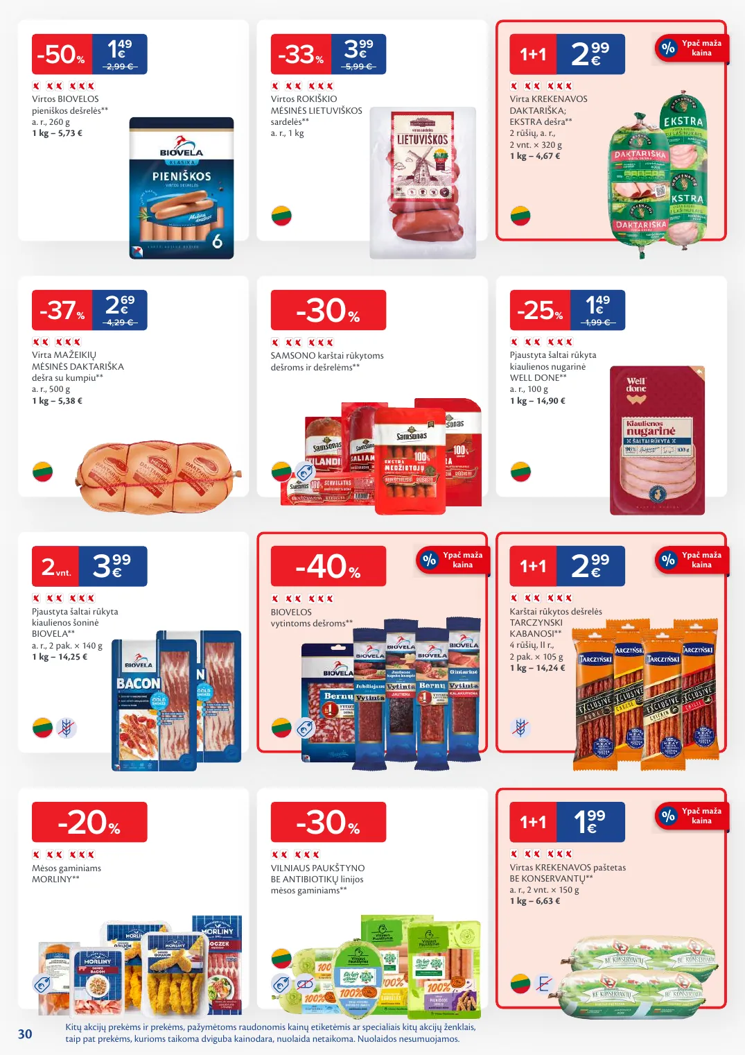 MAXIMA kaininis leidinys Nr. 38 – p.30