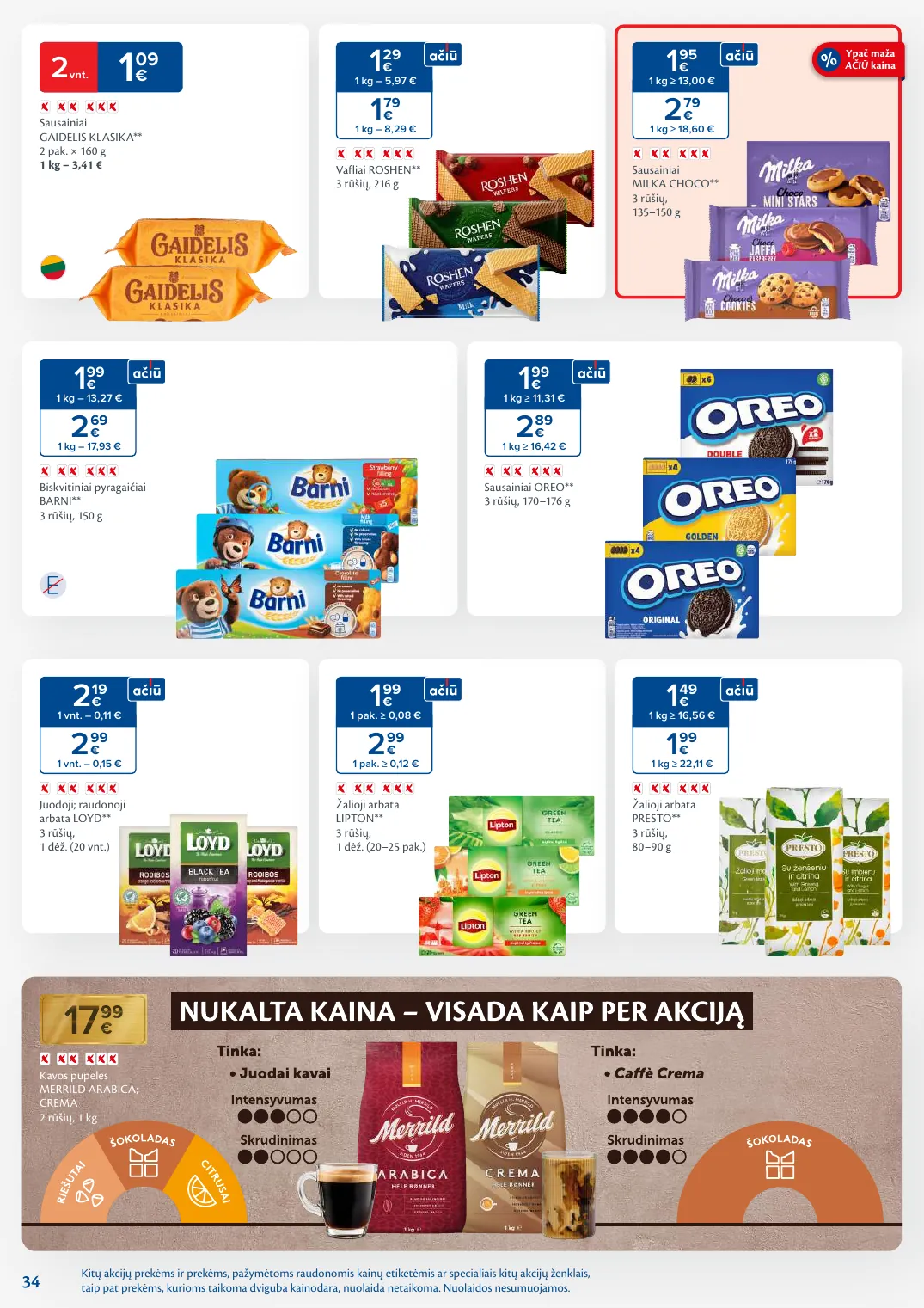 MAXIMA kaininis leidinys Nr. 38 – p.34