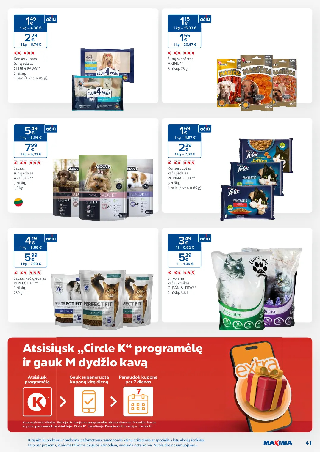 MAXIMA kaininis leidinys Nr. 38 – p.41