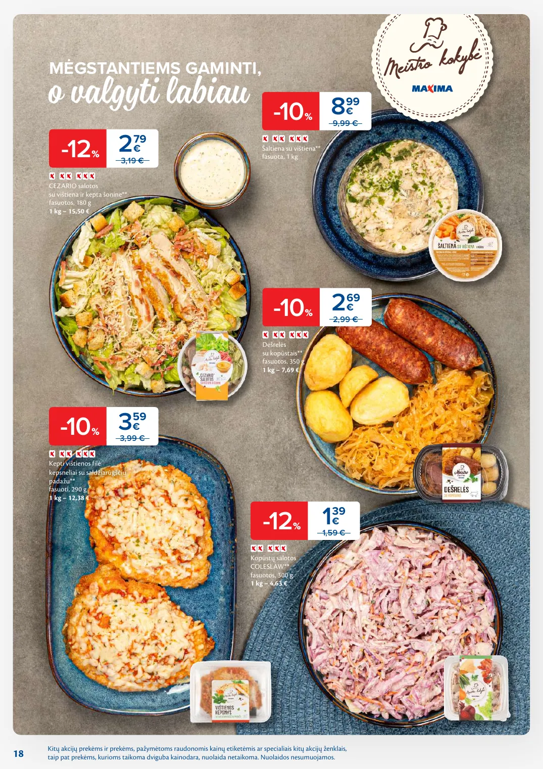 MAXIMA kaininis leidinys Nr. 44 – p.18