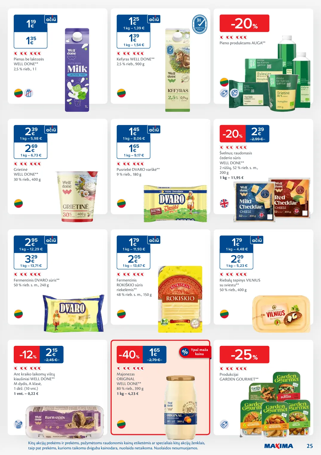 MAXIMA kaininis leidinys Nr. 44 – p.25