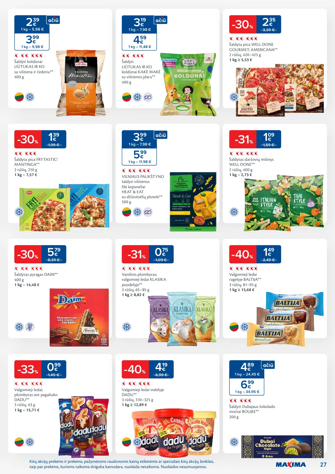 MAXIMA kaininis leidinys Nr. 44 – p.27