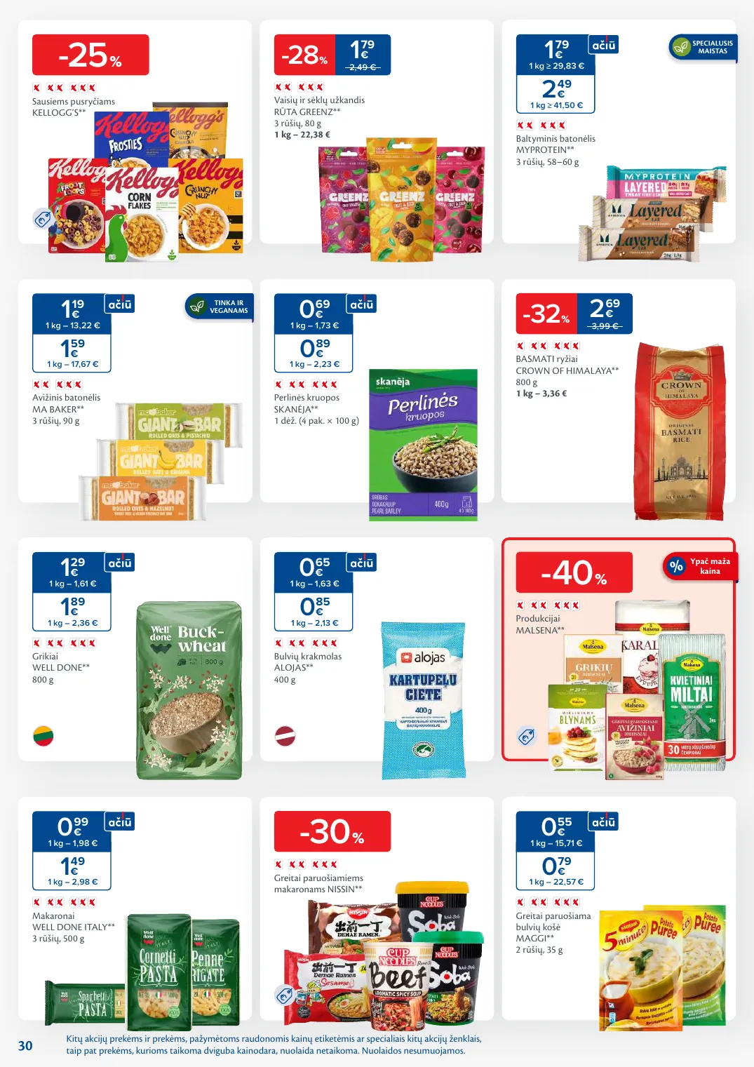 MAXIMA kaininis leidinys Nr. 44 – p.30