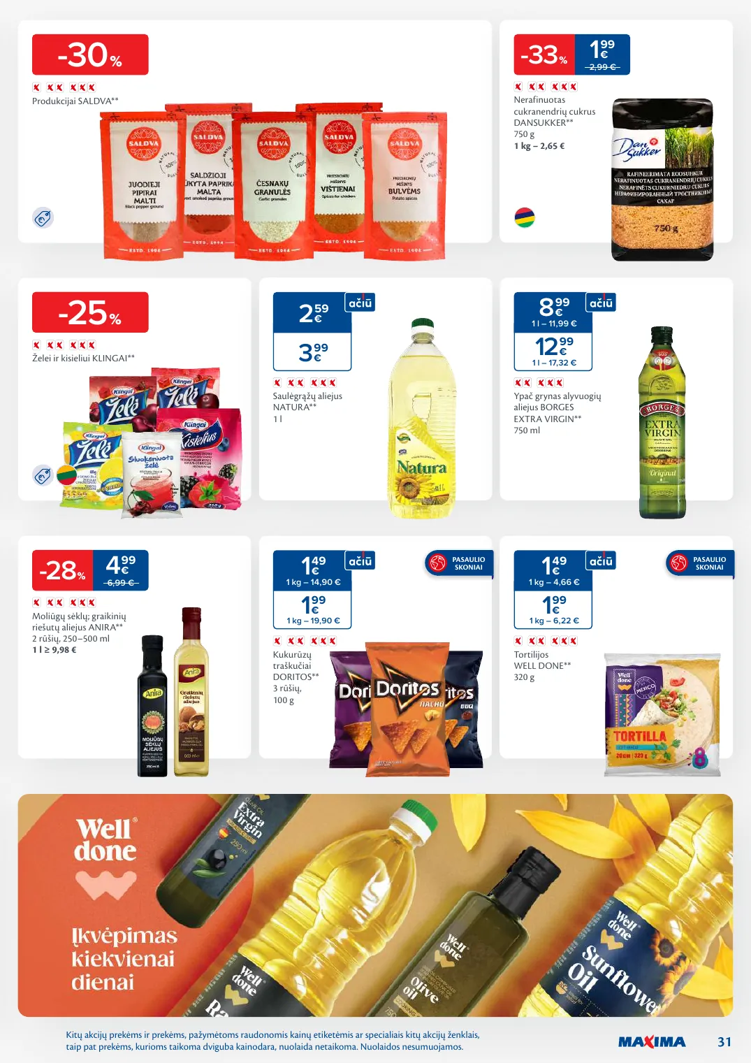 MAXIMA kaininis leidinys Nr. 44 – p.31