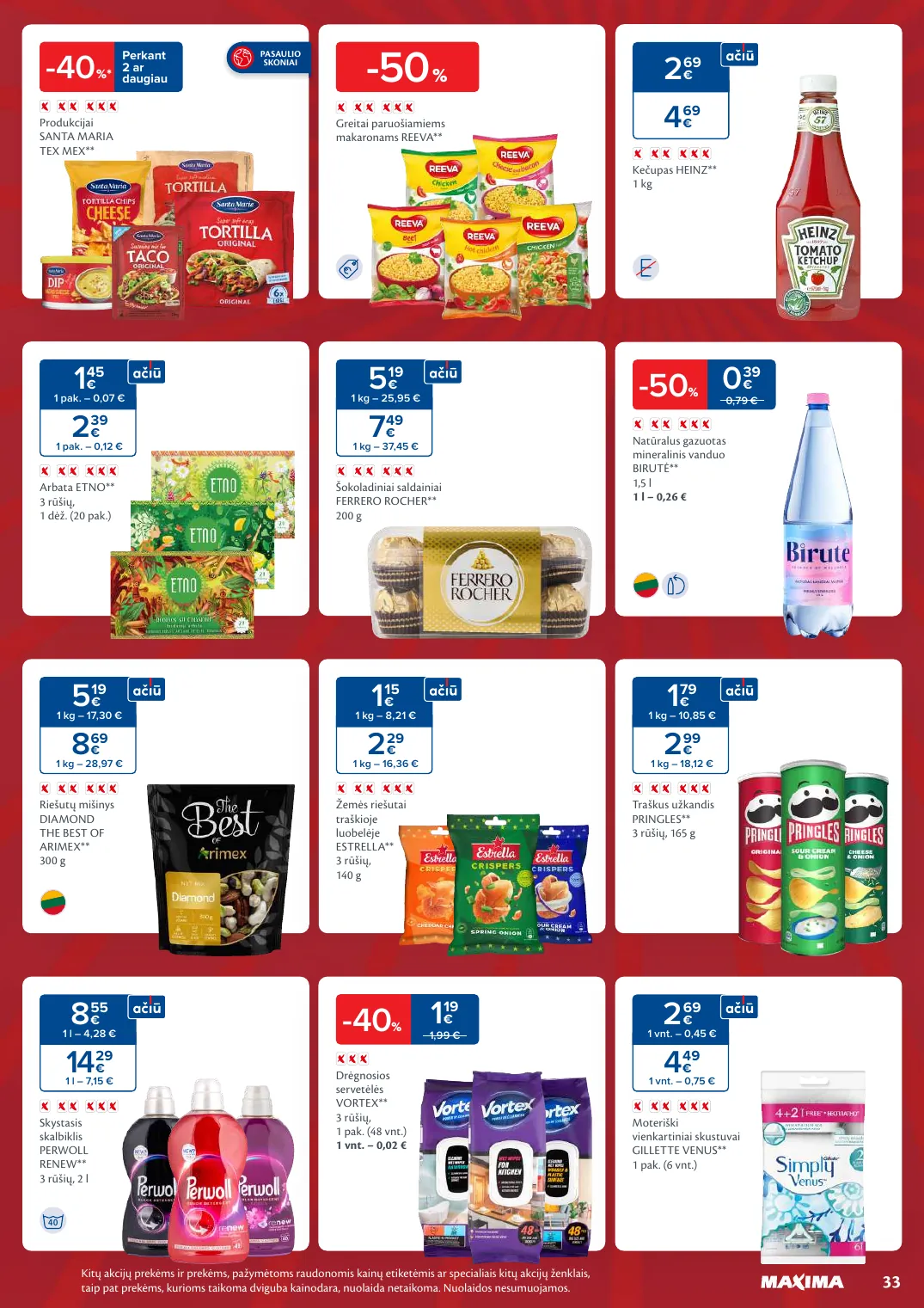 MAXIMA kaininis leidinys Nr. 44 – p.33