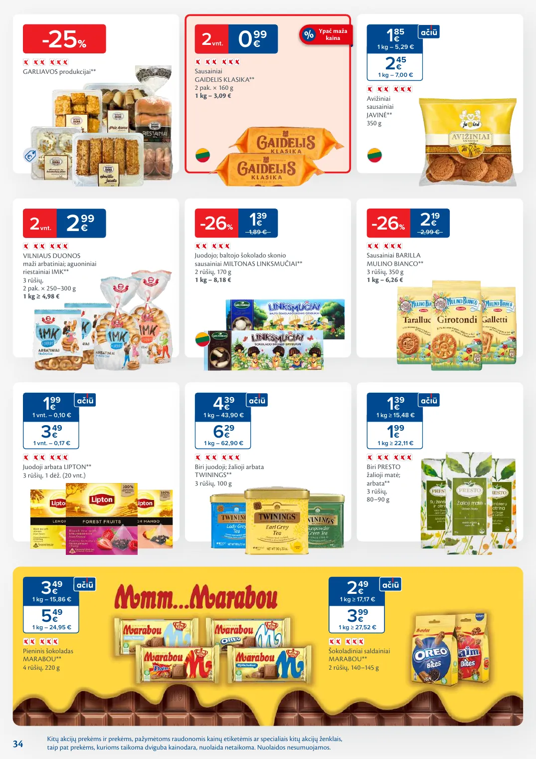 MAXIMA kaininis leidinys Nr. 44 – p.34