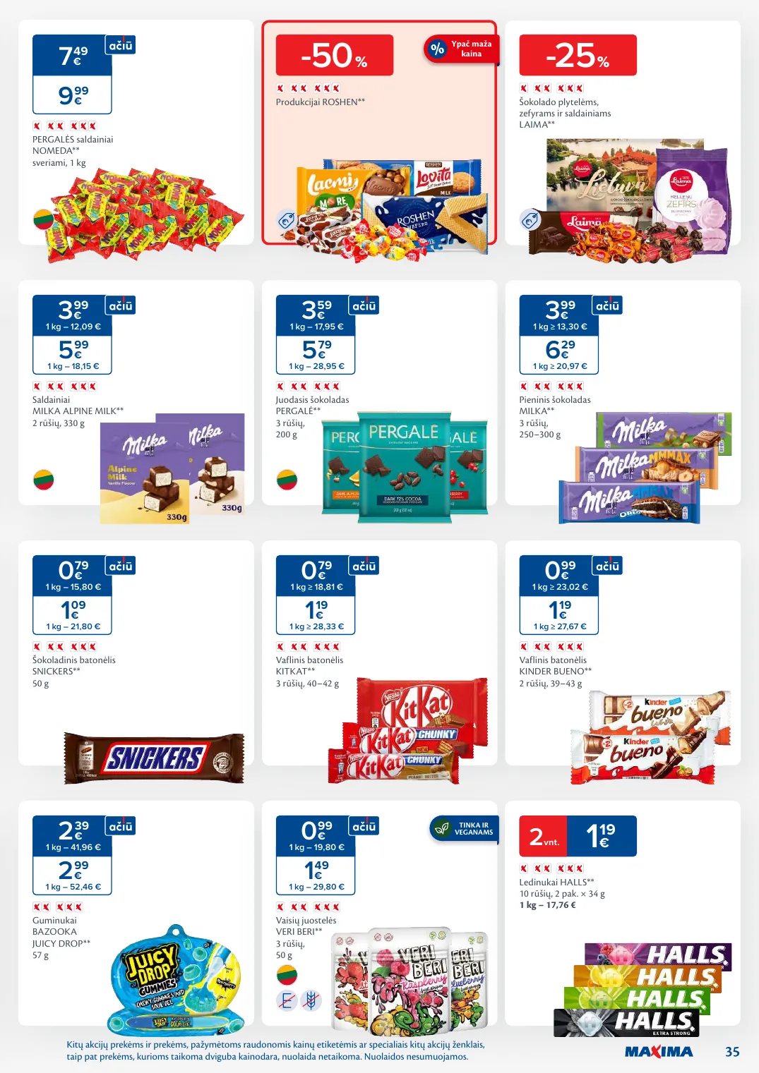 MAXIMA kaininis leidinys Nr. 44 – p.35