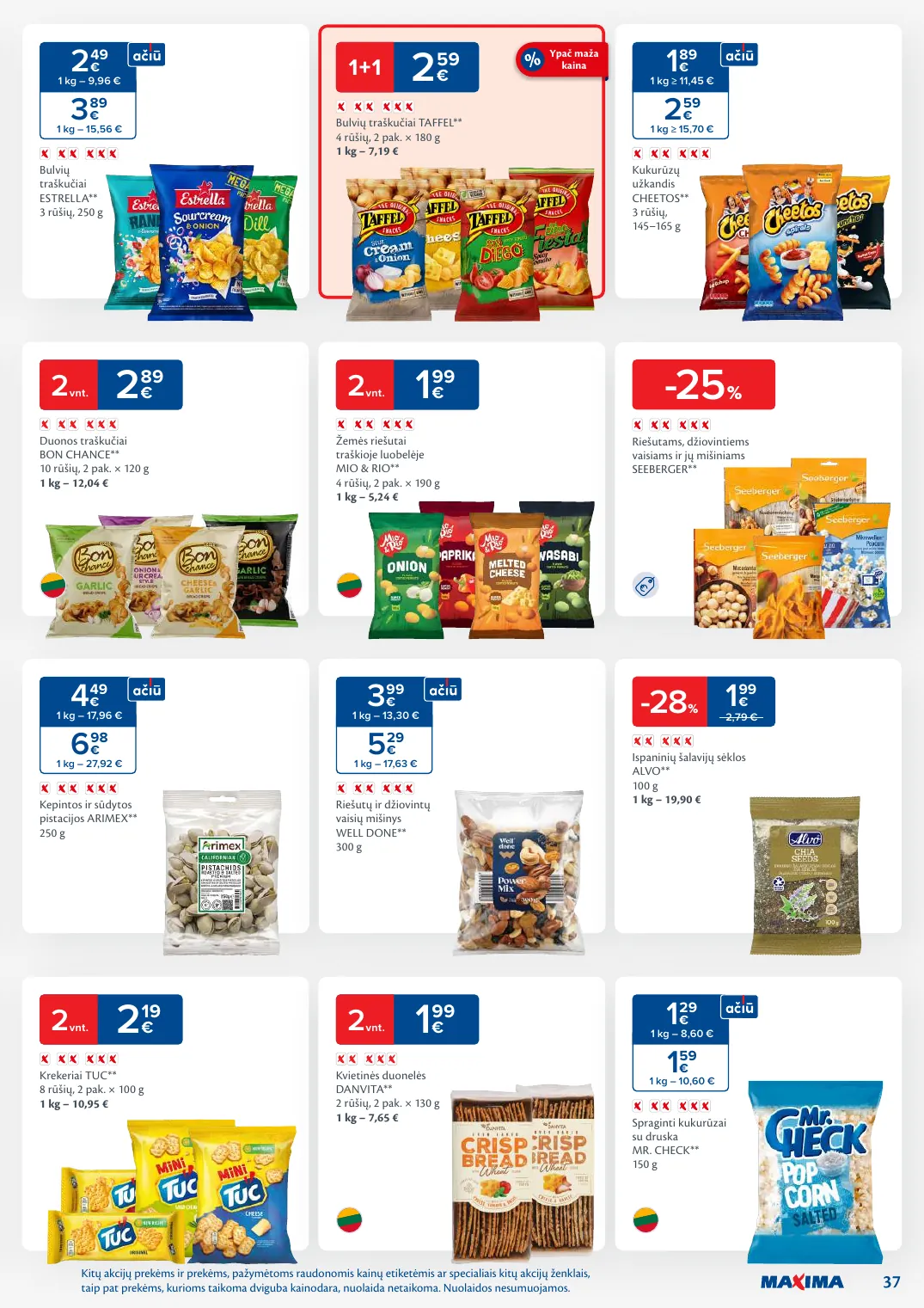 MAXIMA kaininis leidinys Nr. 44 – p.37