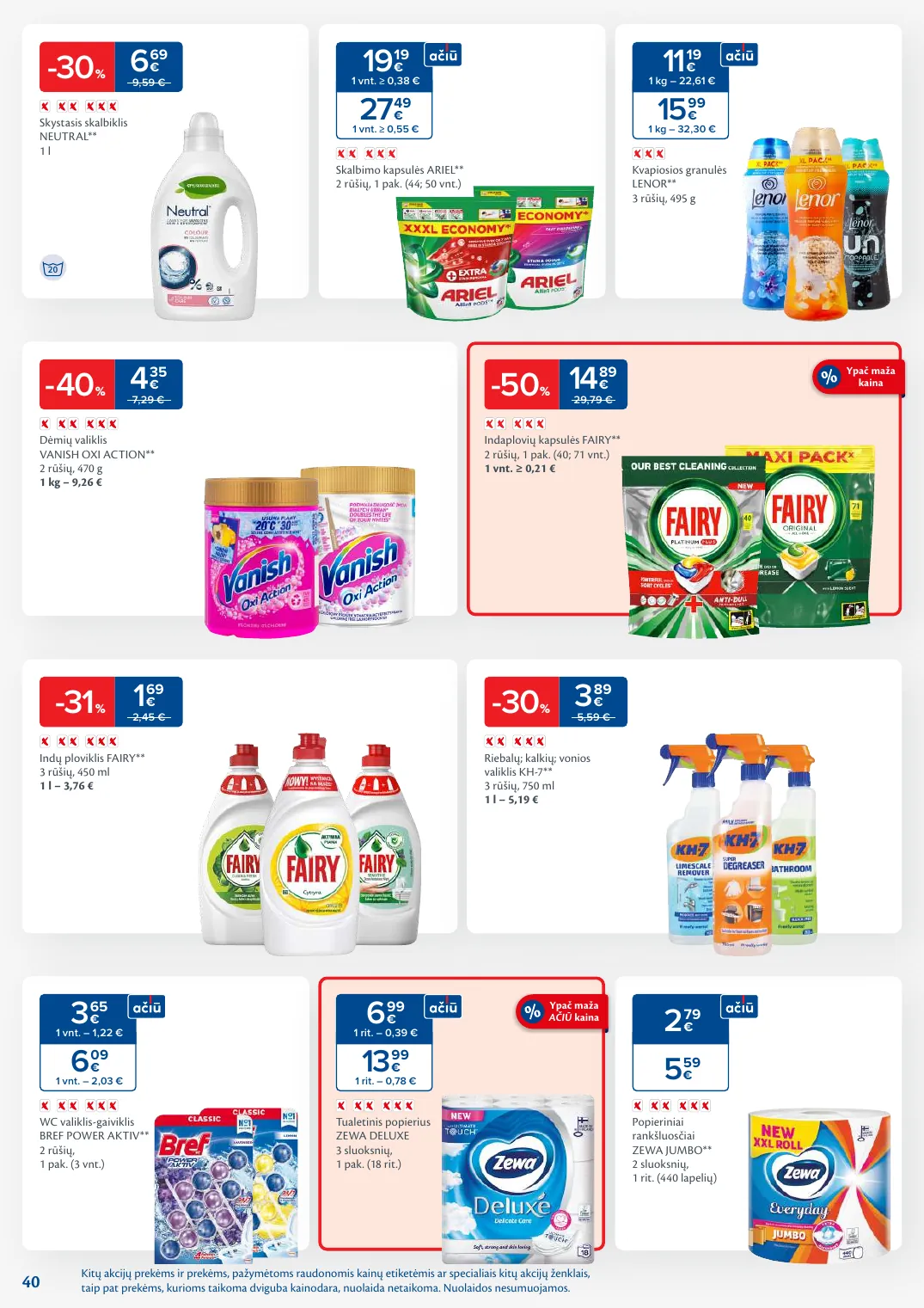 MAXIMA kaininis leidinys Nr. 44 – p.40