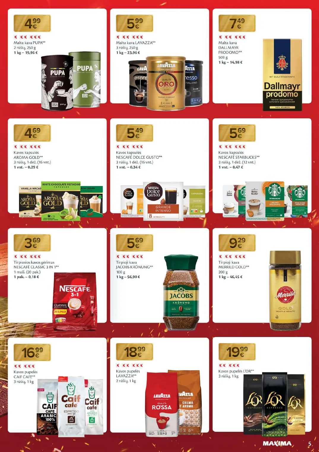 MAXIMA kaininis leidinys Nr. 44 – p.5