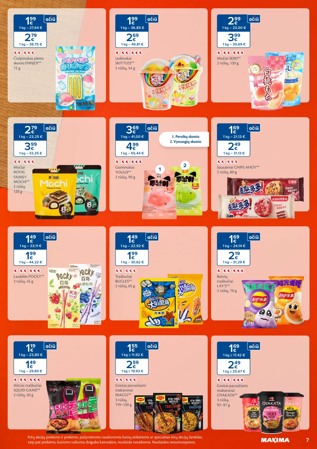 MAXIMA kaininis leidinys Nr. 44 – p.7