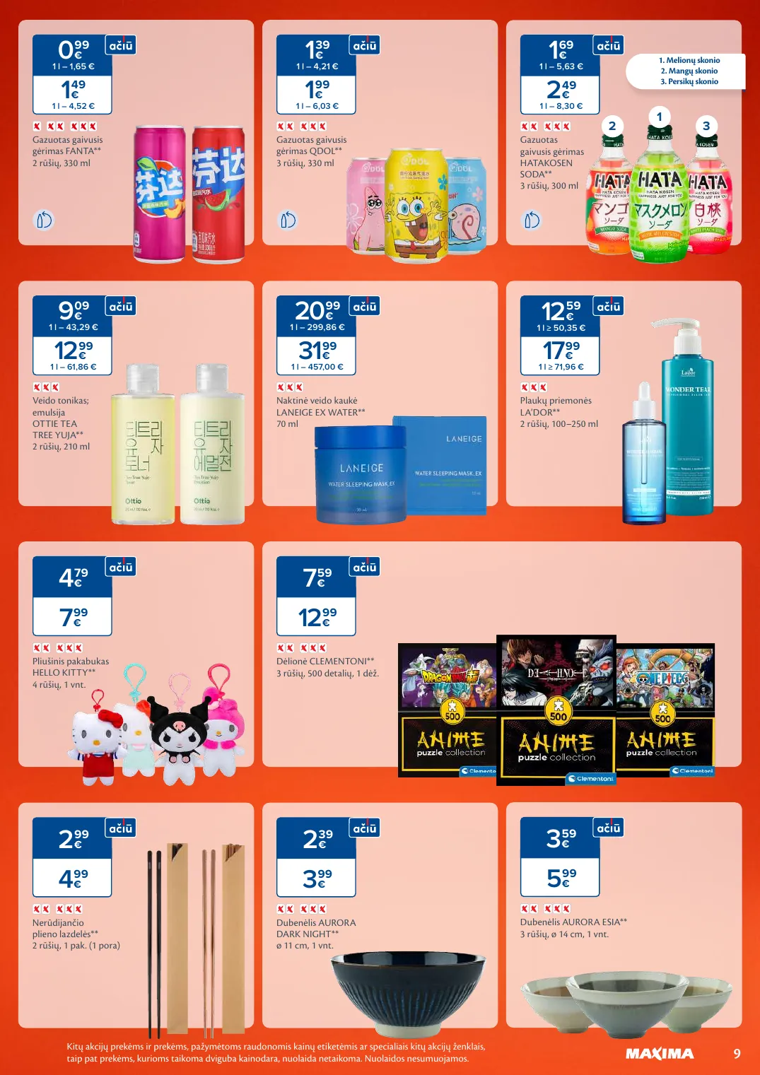 MAXIMA kaininis leidinys Nr. 44 – p.9