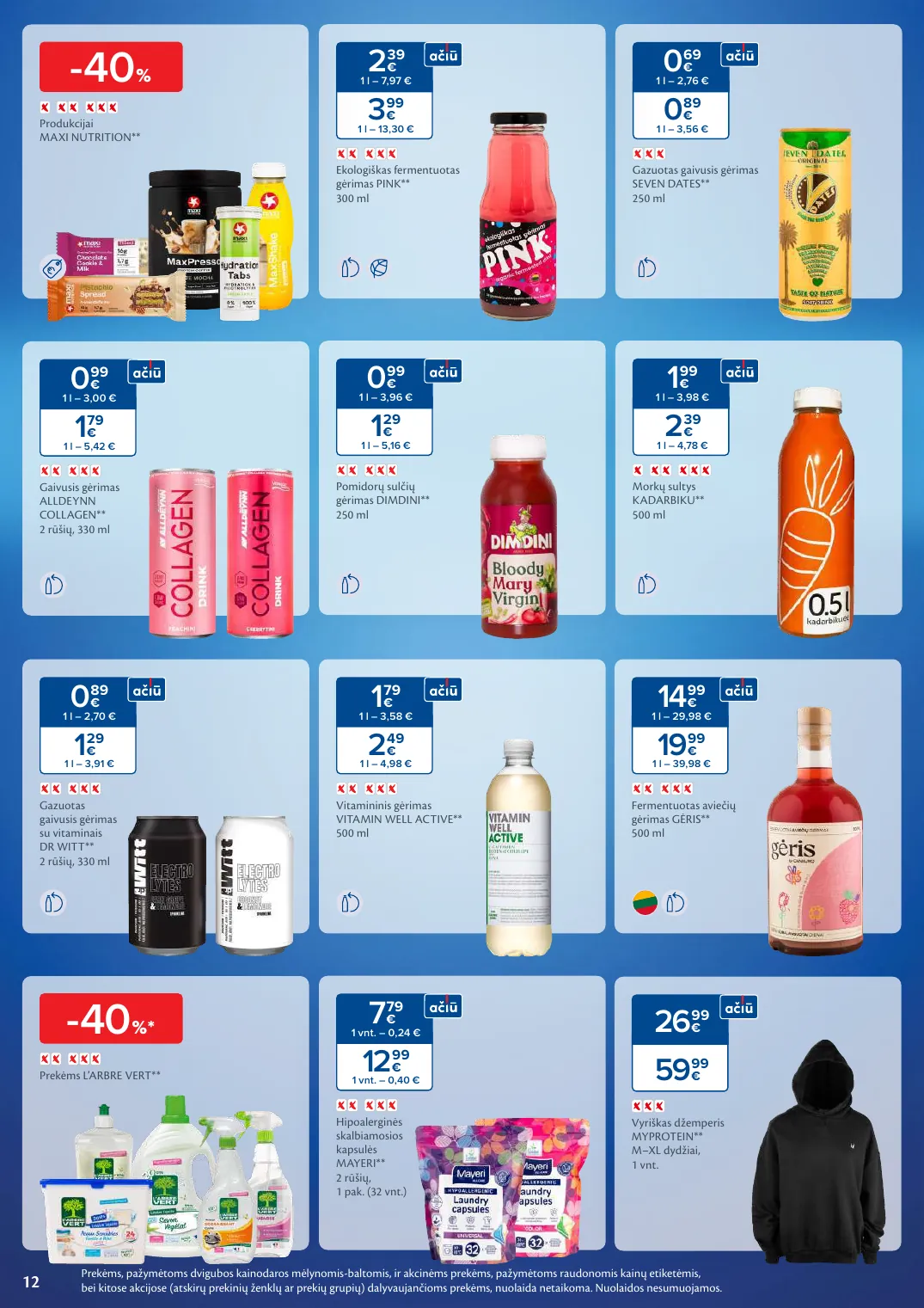 MAXIMA kaininis leidinys Nr. 5 – p.12