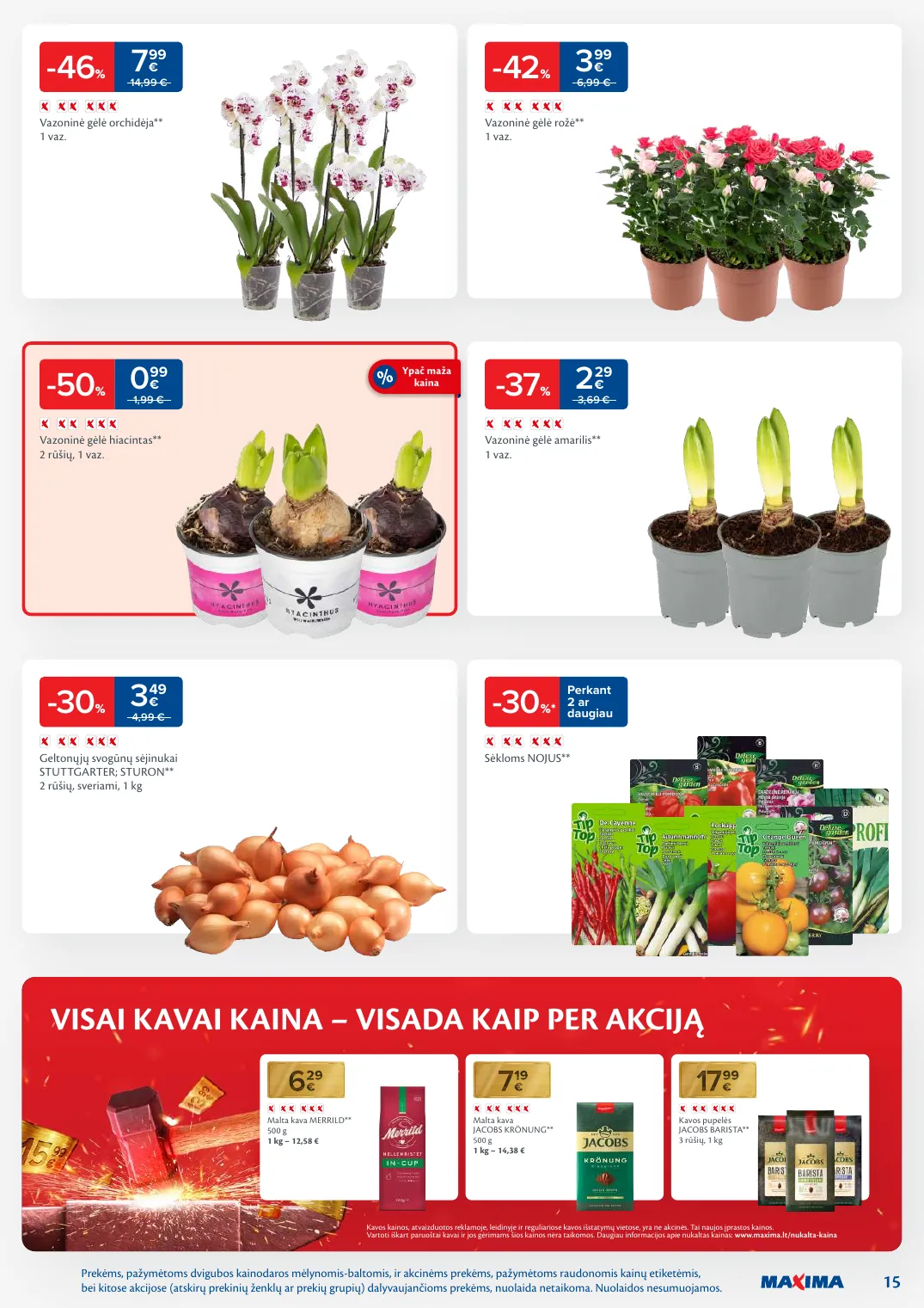 MAXIMA kaininis leidinys Nr. 5 – p.15