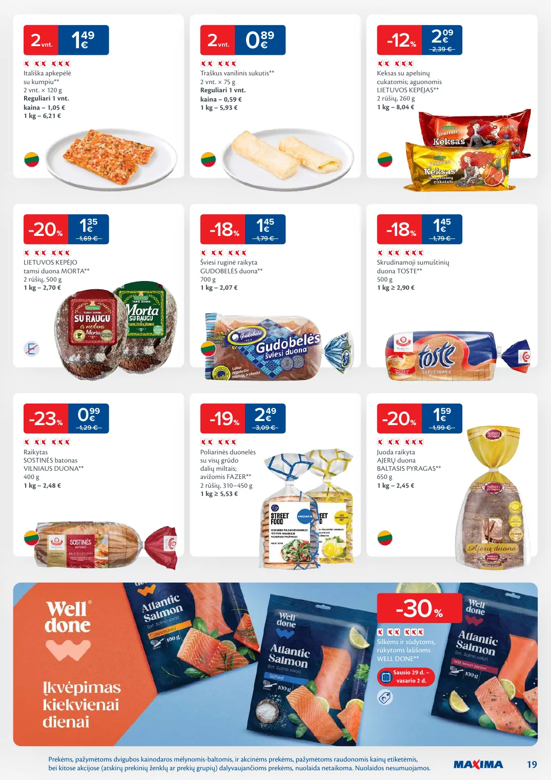 MAXIMA kaininis leidinys Nr. 5 – p.19