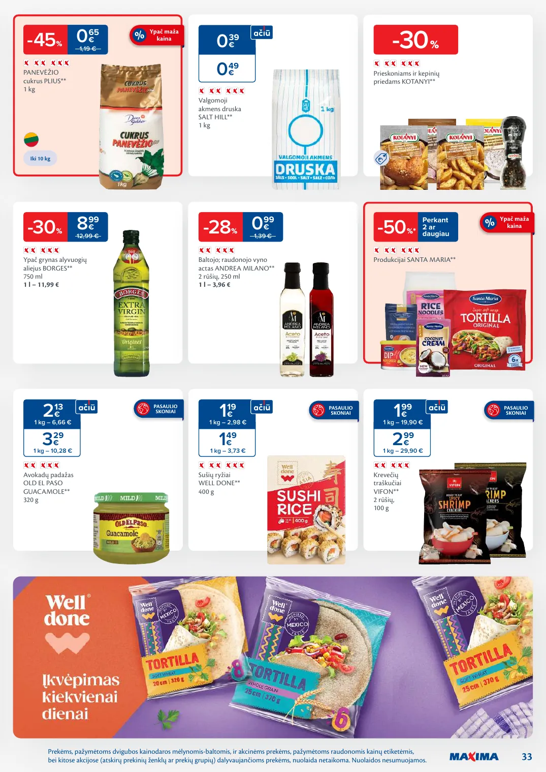 MAXIMA kaininis leidinys Nr. 5 – p.33