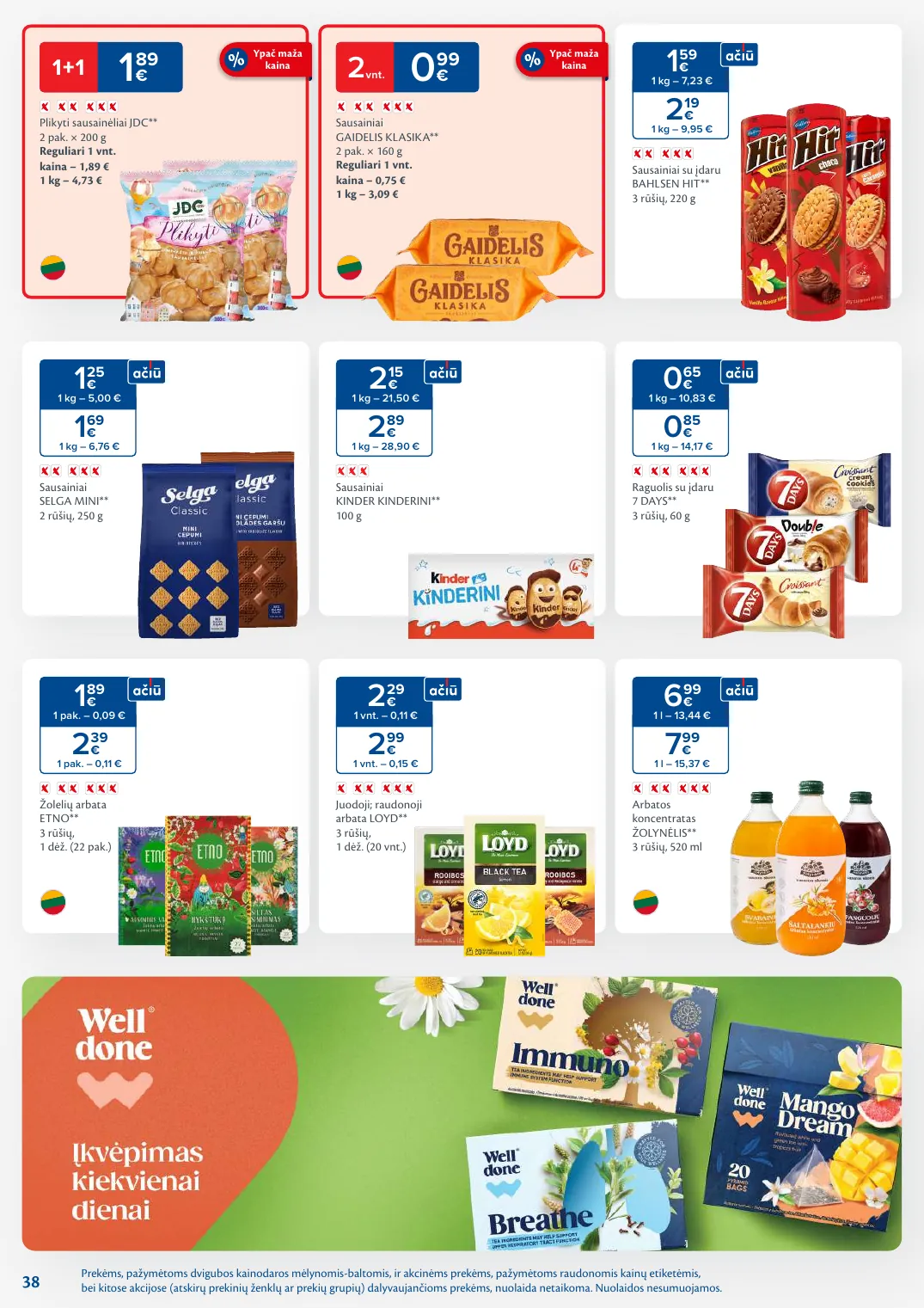 MAXIMA kaininis leidinys Nr. 5 – p.38