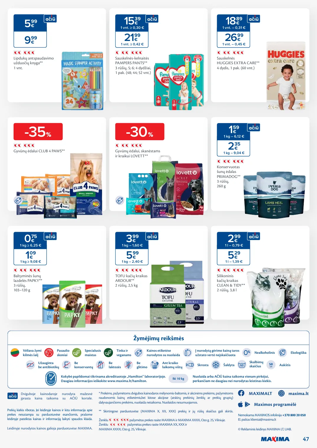 MAXIMA kaininis leidinys Nr. 5 – p.47