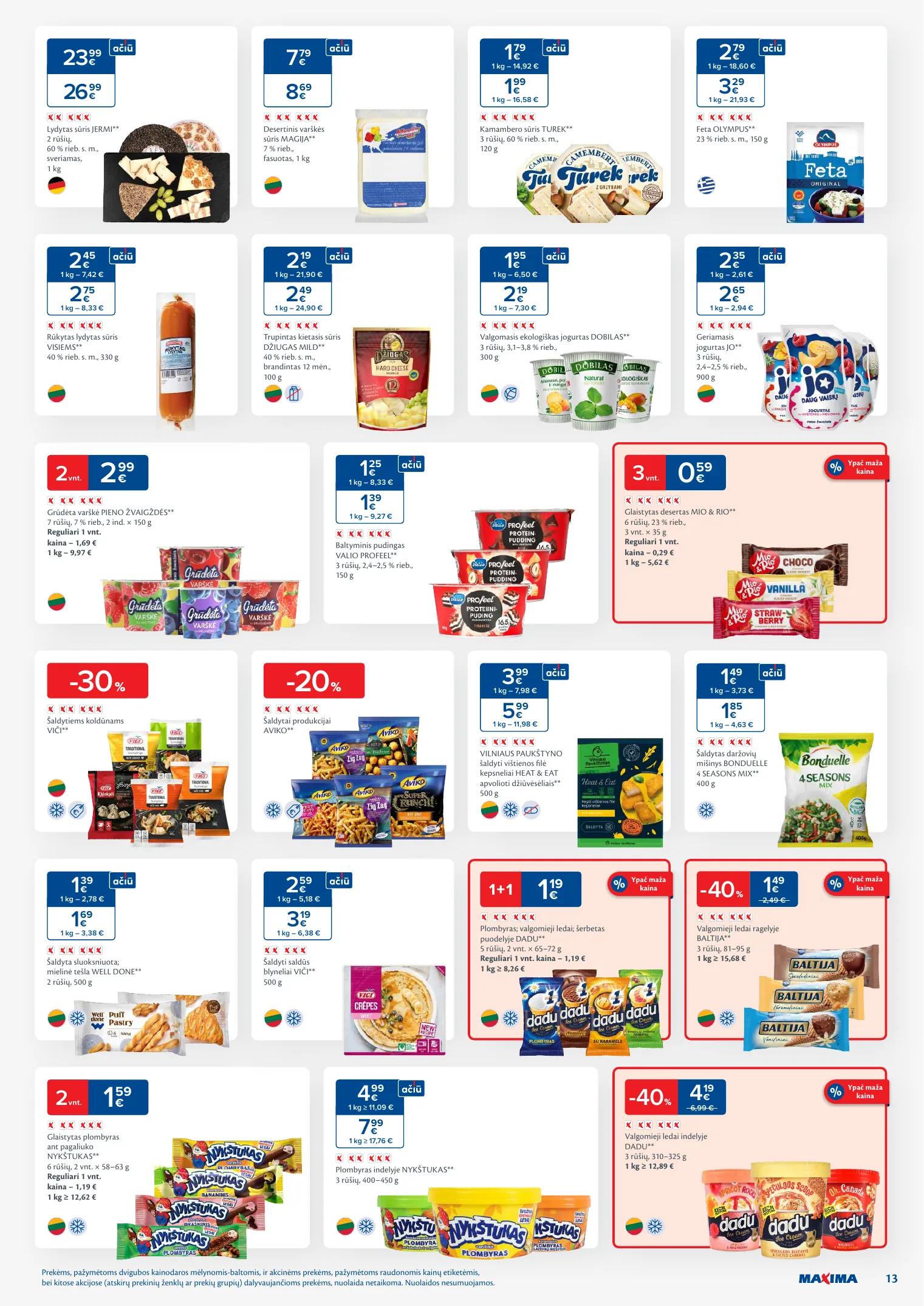 MAXIMA kaininis leidinys Nr. 51-52 – p.13