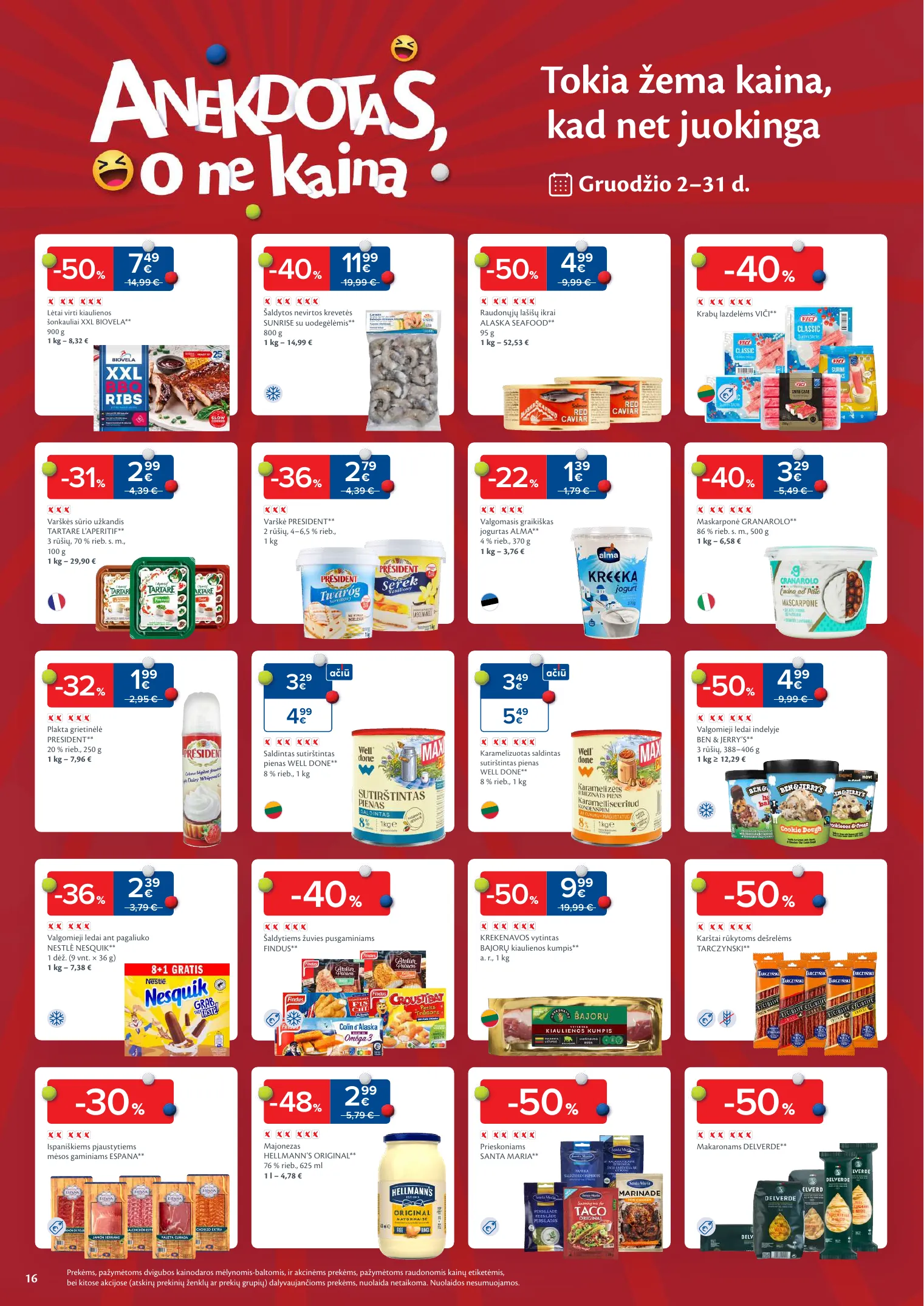 MAXIMA kaininis leidinys Nr. 51-52 – p.16