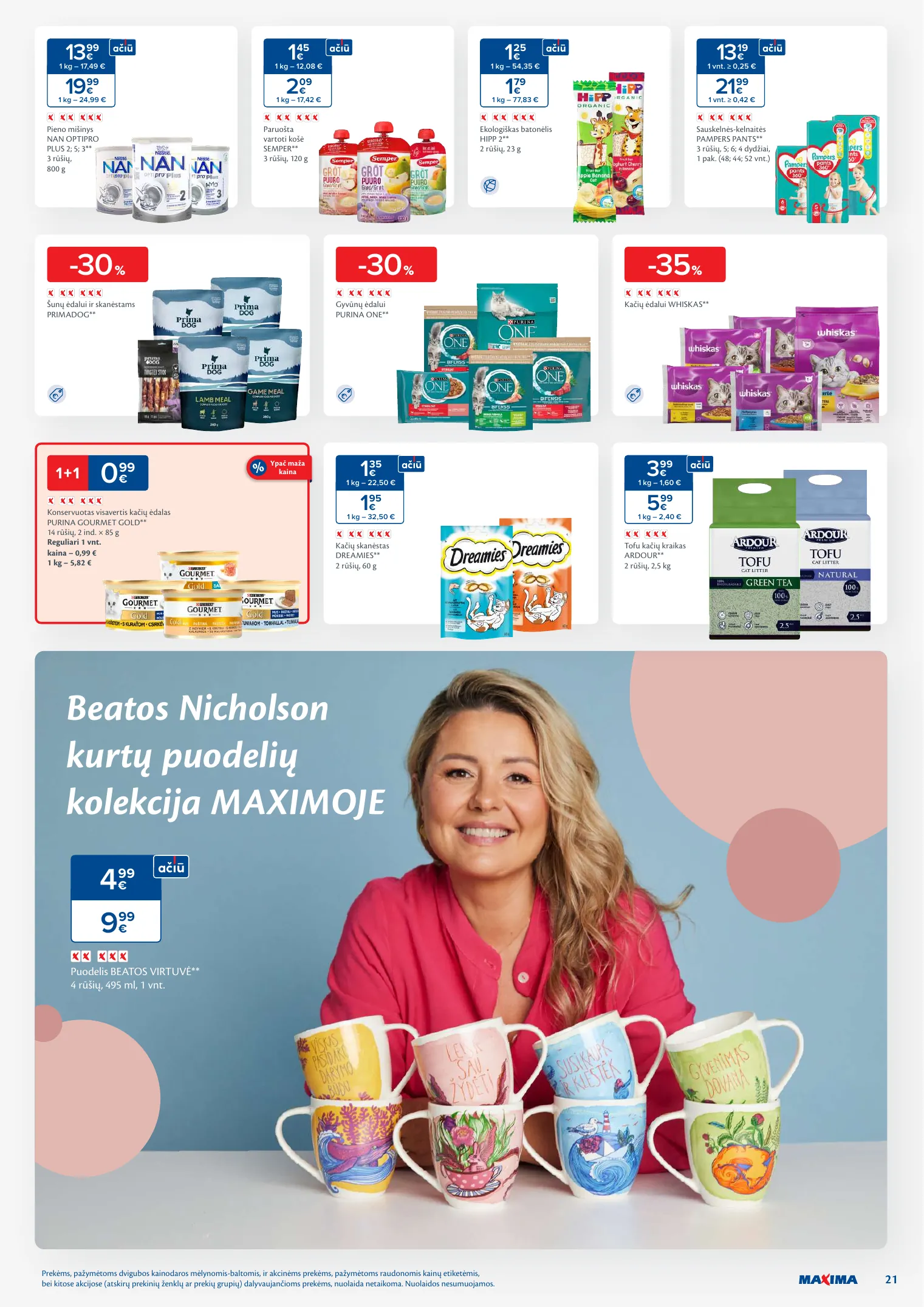 MAXIMA kaininis leidinys Nr. 51-52 – p.21